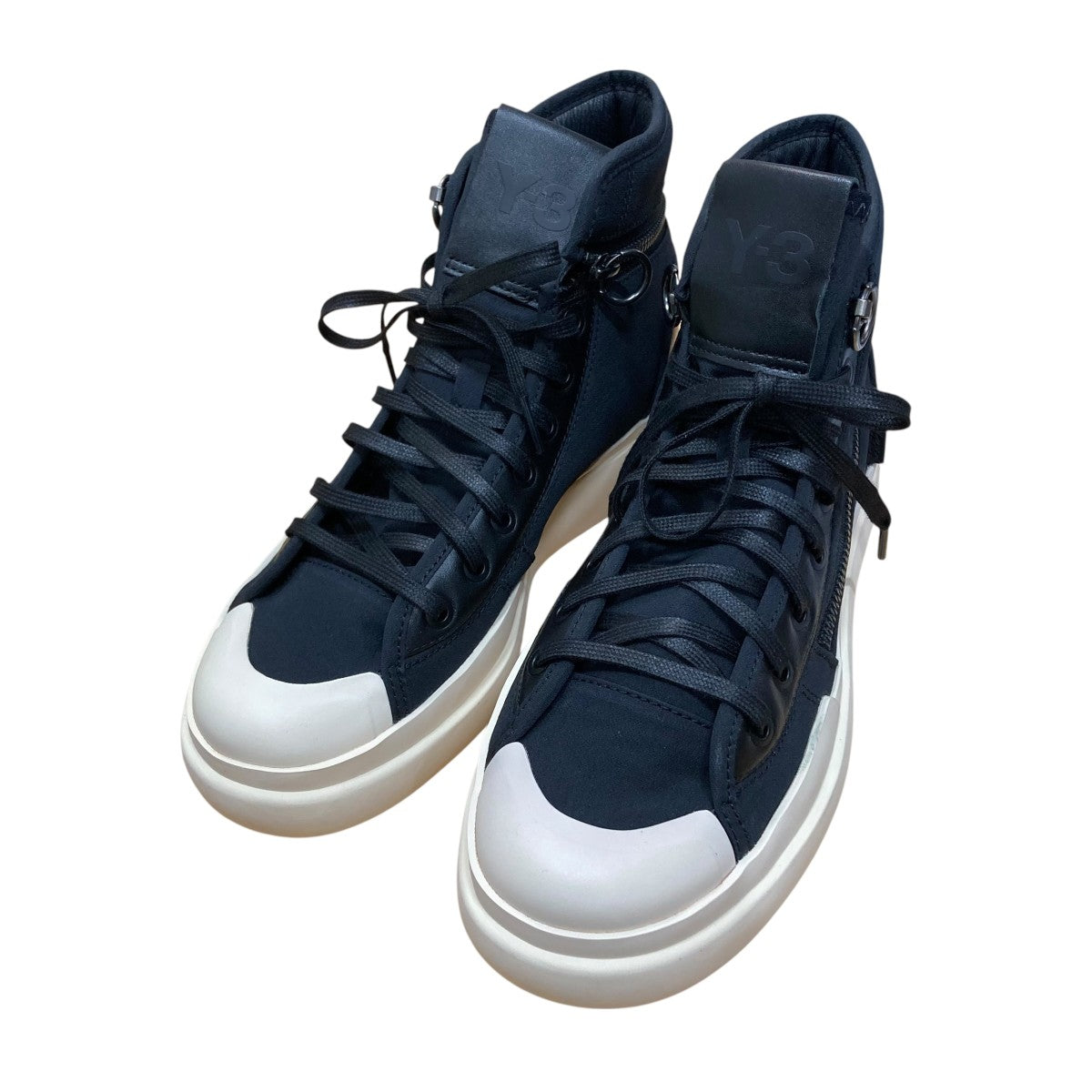 Y-3(ワイスリー) ハイカットスニーカー HQ5967 ブラック サイズ