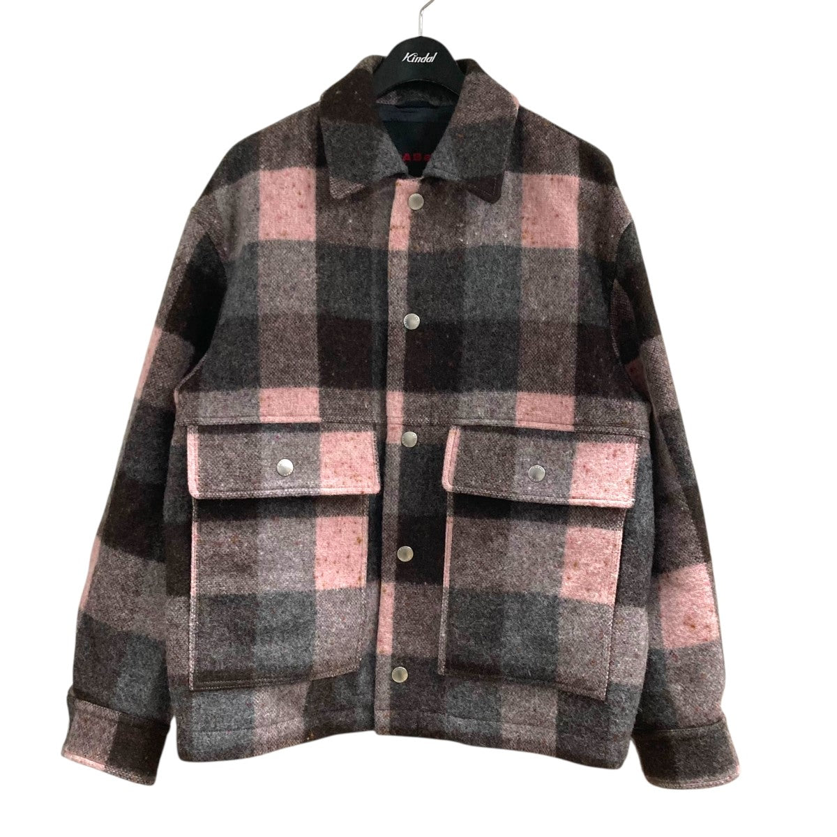 CABaN(キャバン) チェックメルトンジャケット59-08-34-08002 59-08-34