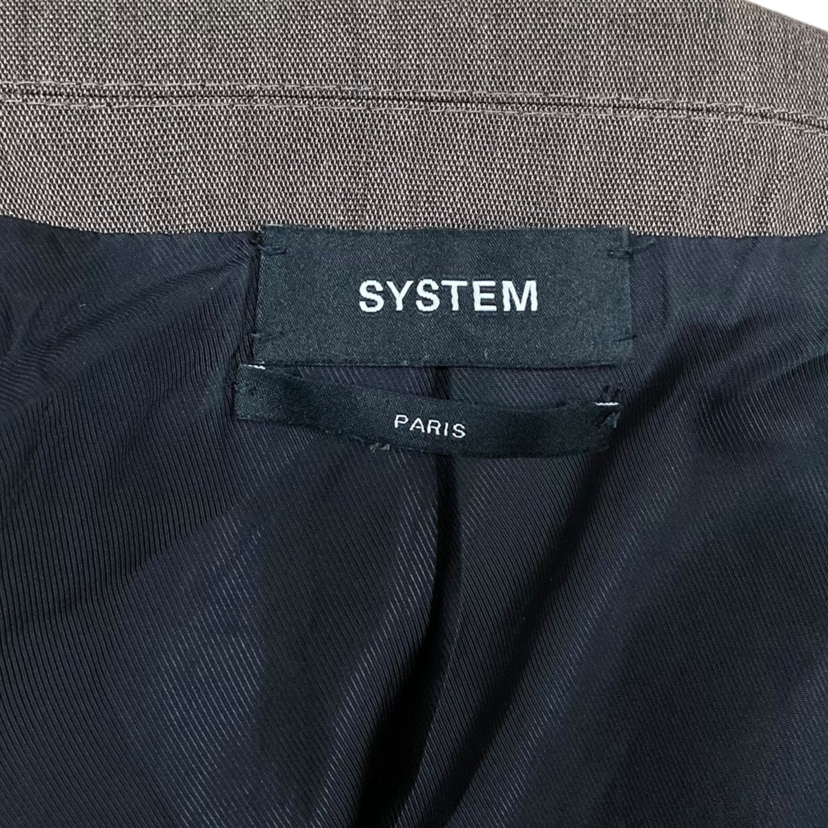SYSTEM 23SSオーバーサイズダブルテーラードジャケットSH2F1WJCT01MP SG OVERSIZED DOUBLE JACKET 古着・中古-6枚目のアイテム画像