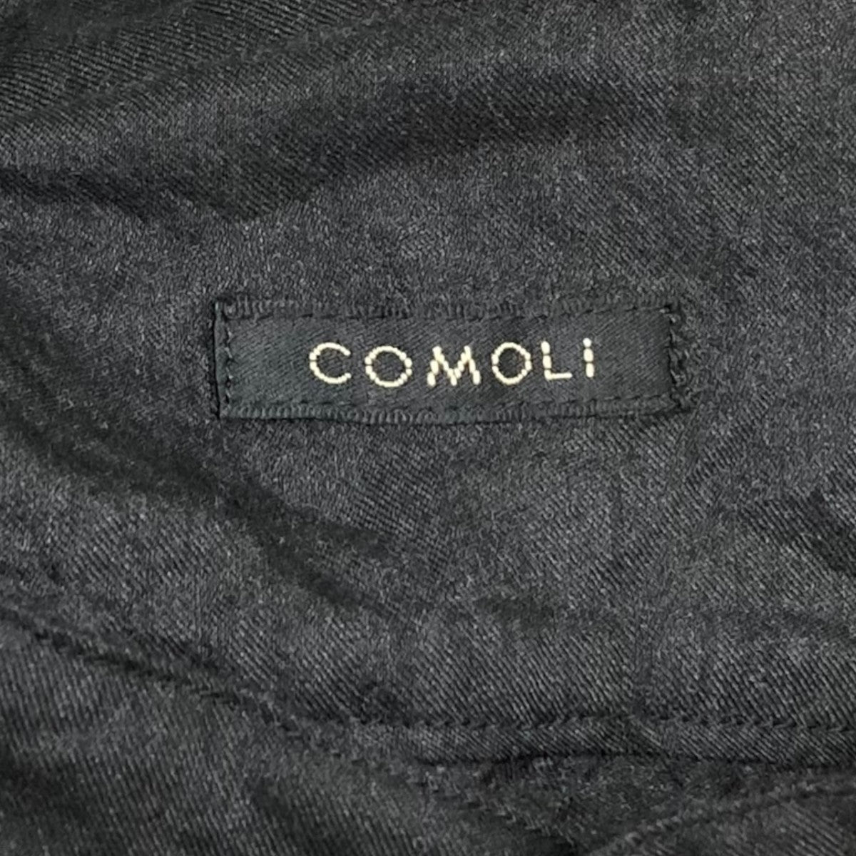 COMOLI 25SSウールシルク プルオーバーシャツB01-02005 古着・中古-5枚目のアイテム画像