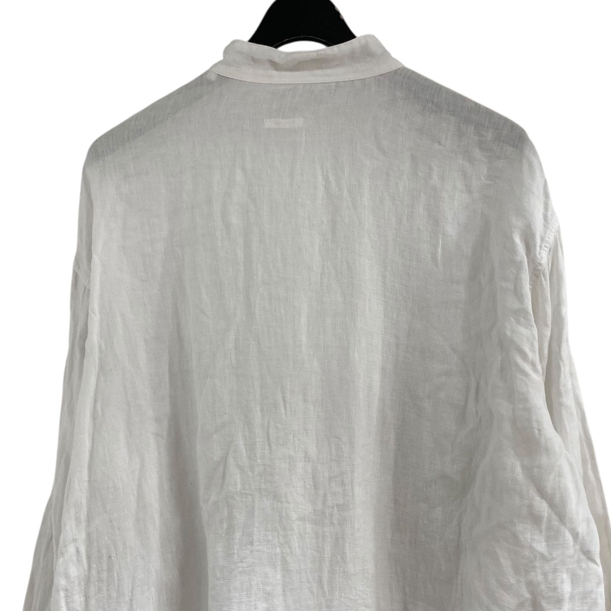 COMOLI 25SSリネンWクロス プルオーバーシャツB01-02007 古着・中古-4枚目のアイテム画像