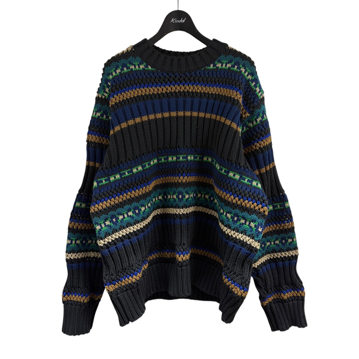 25SSメッシュニットセーター25-03601M Mesh Knit Pullover