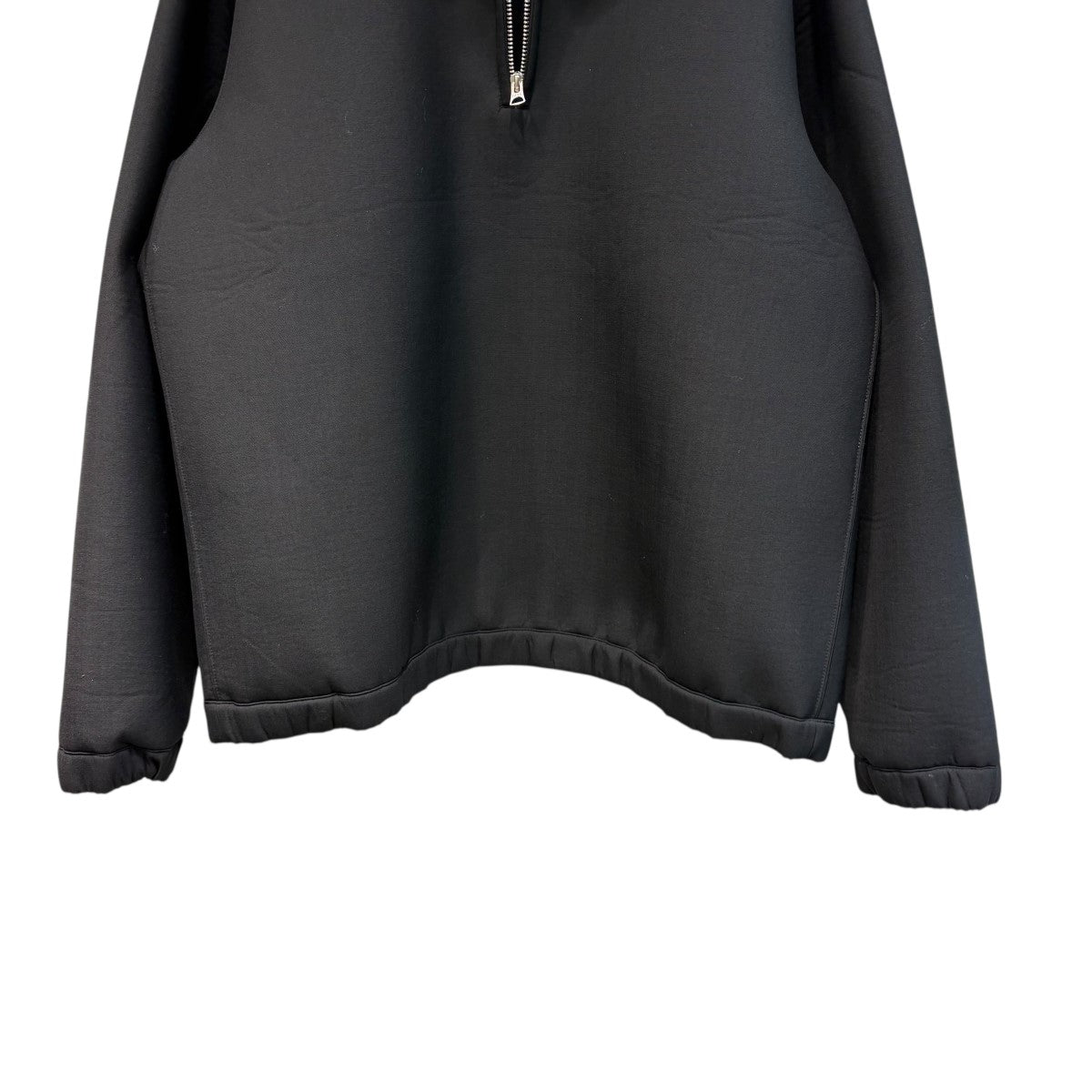 24SSハーフジップスウェット スーチングボンディングプルオーバー24-03271M Suiting Bonding Pullover