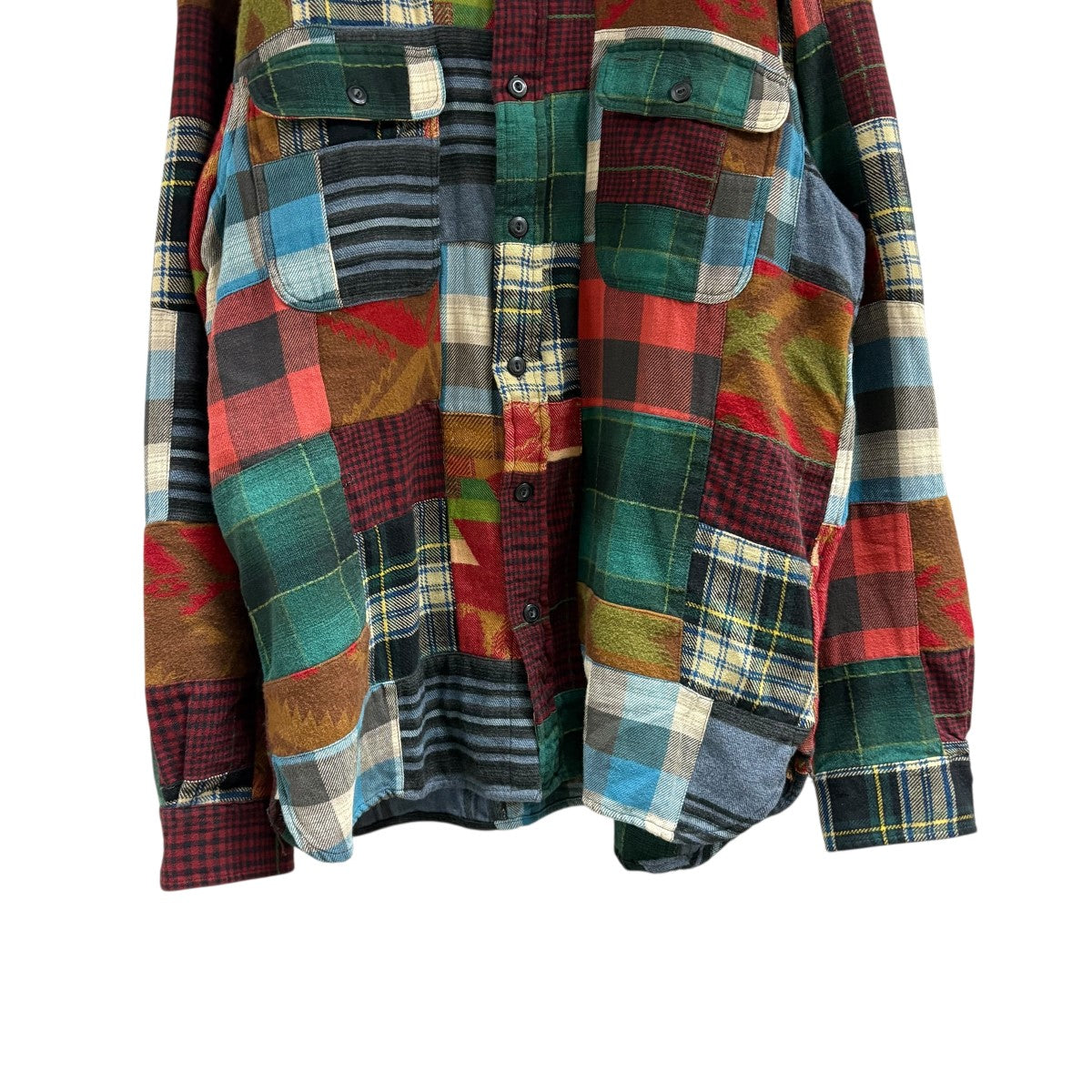 RRL パッチワークシャツ 古着・中古-3枚目のアイテム画像