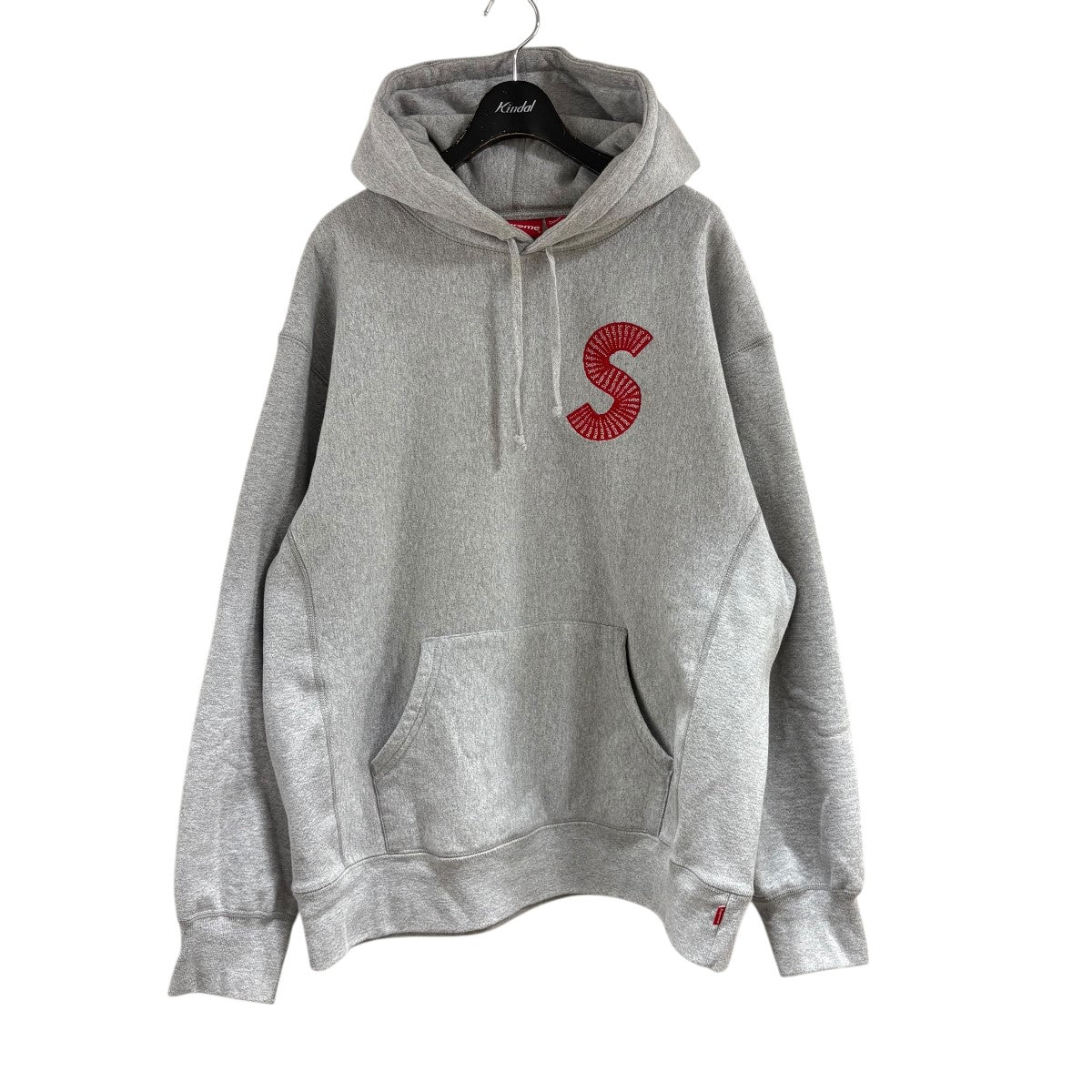 Sロゴプルオーバーパーカー「S Logo Hooded Sweatshirt Heather Grey」