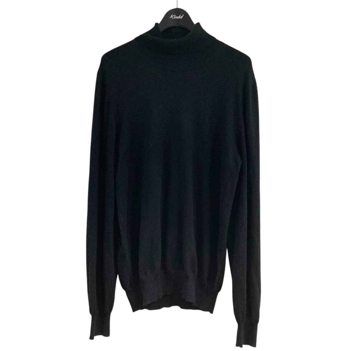 エルボーパッチタートルネックニット