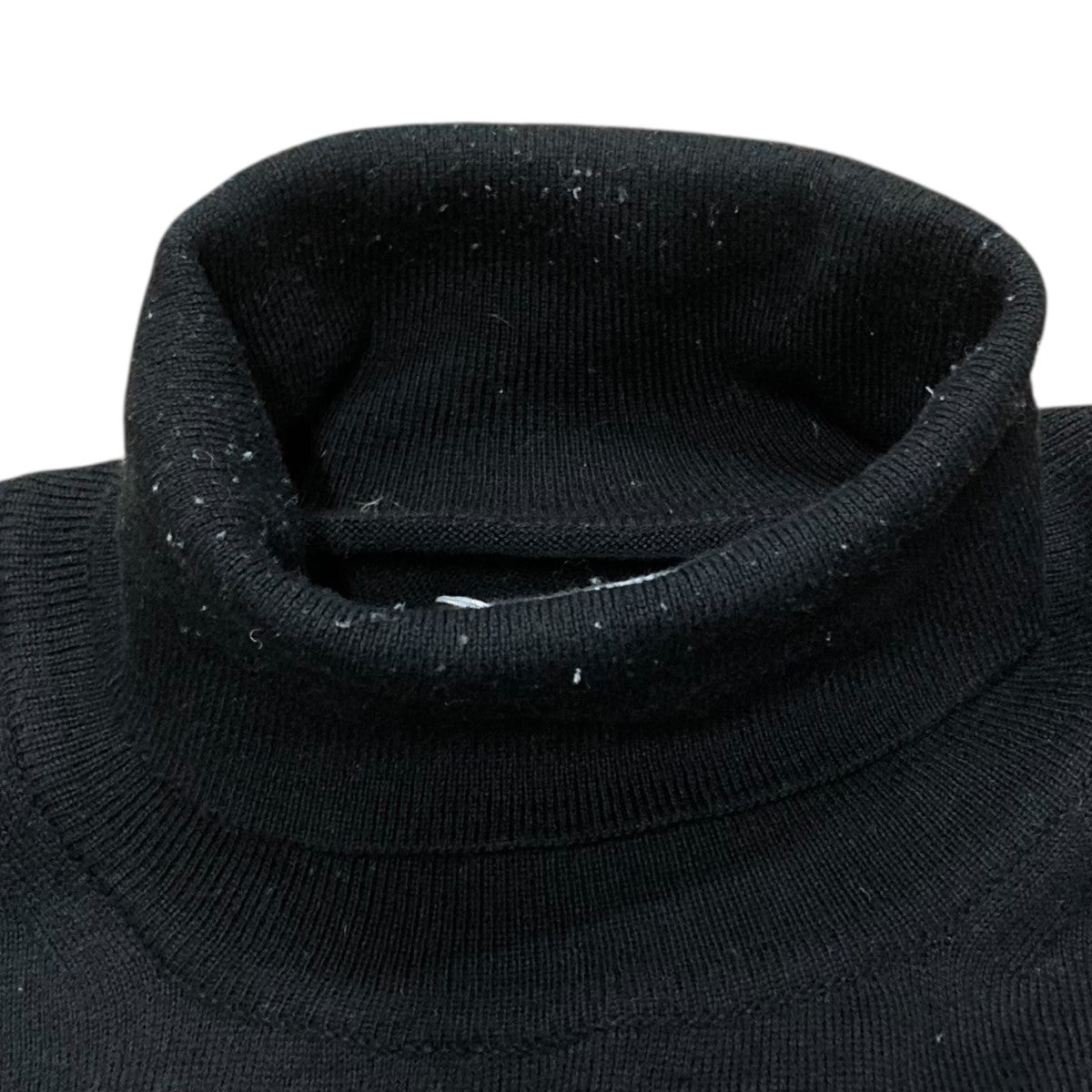 Maison Margiela エルボーパッチタートルネックニット 古着・中古-6枚目のアイテム画像