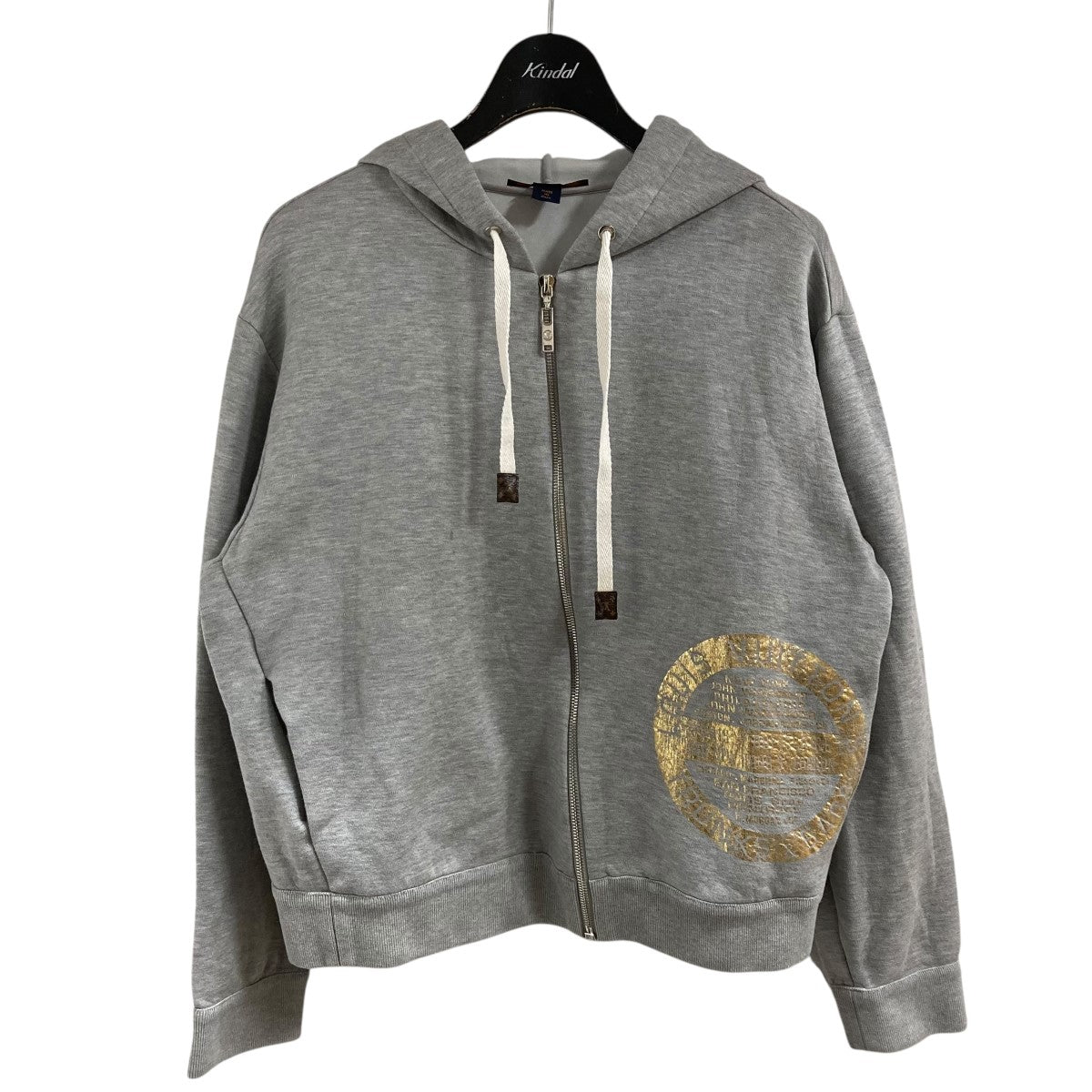 ヴィトン LVスタンプ ジップアップパーカー LOUIS VUITTON】ルイヴィトン『NIGO リフレクティブLVロゴ