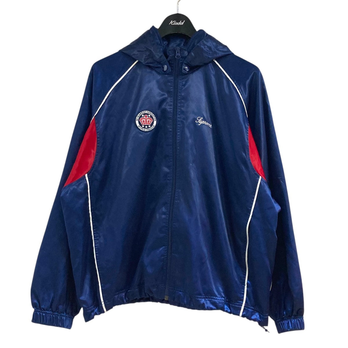 ジャケット・アウター supreme satin hooded track jacket Supreme(シュプリーム) SATIN HOODED TRACK JACKETサテンフーデッド