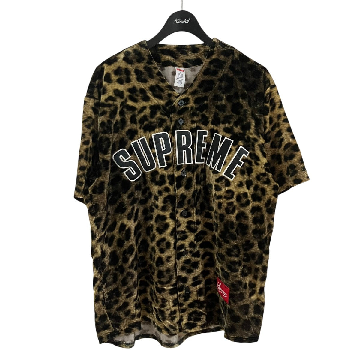 Supreme(シュプリーム) ベルベットベースボールジャージ ベージュ