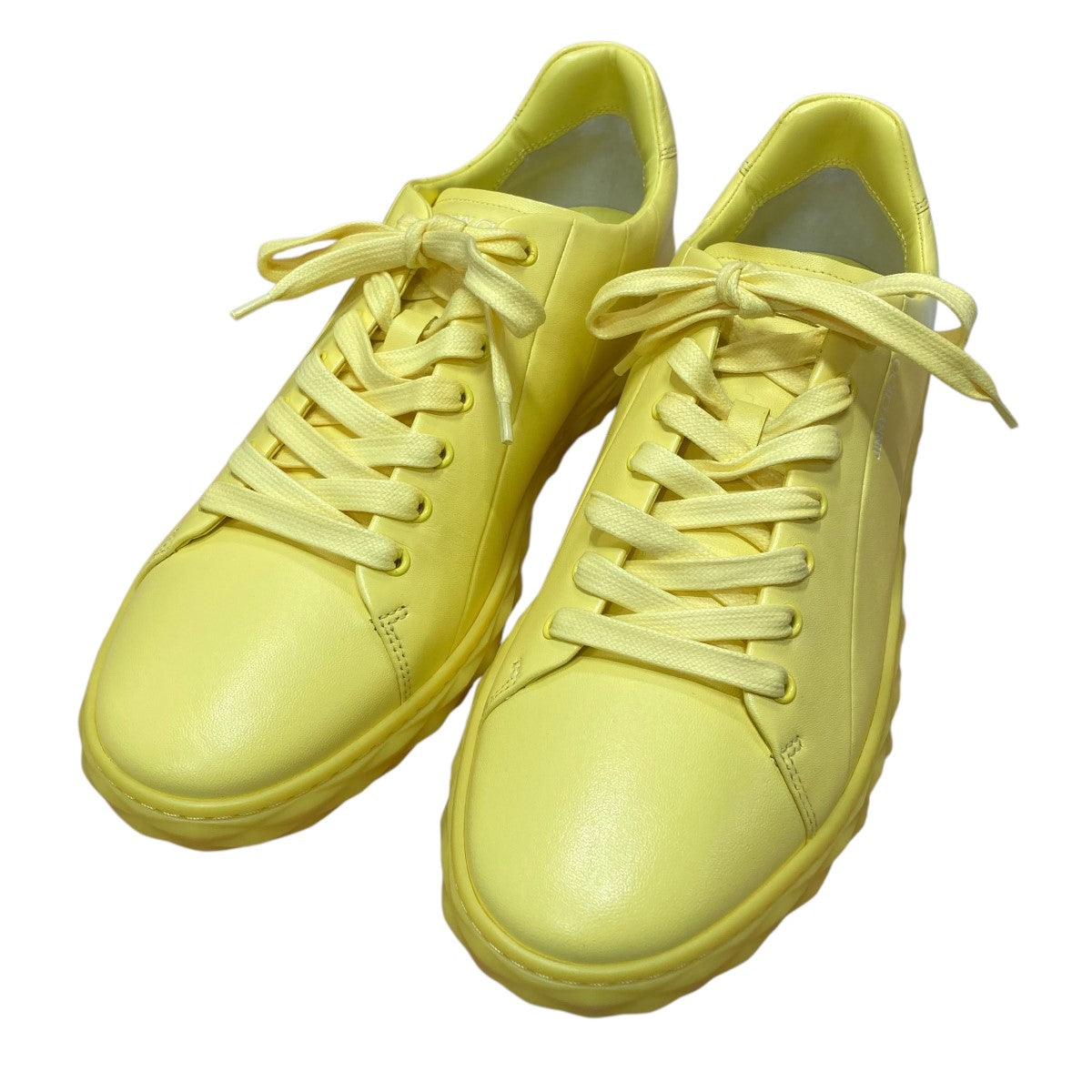 JIMMY CHOO(ジミーチュウ) ローカットスニーカー イエロー サイズ 44