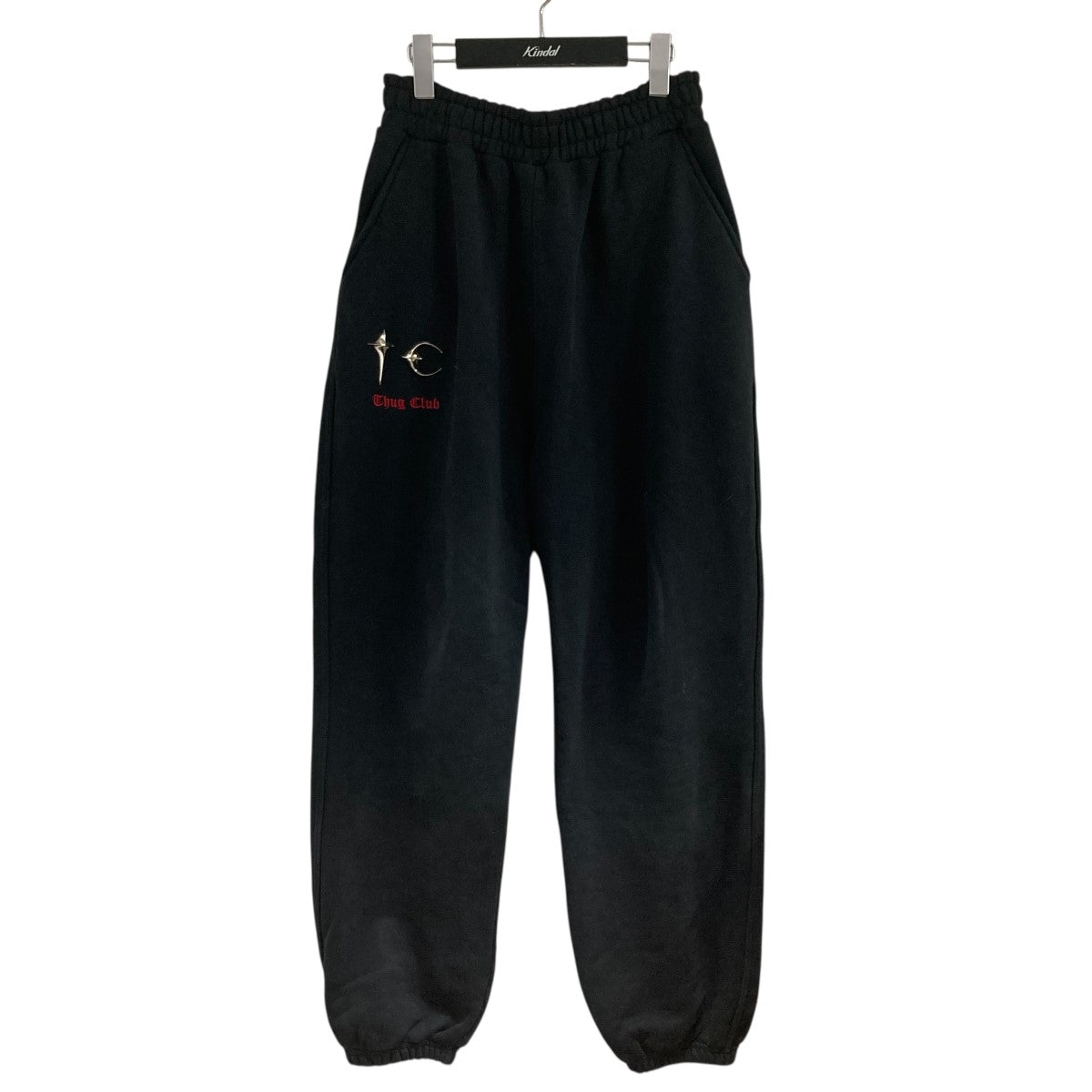 THUG CLUB(サグクラブ) スウェットパンツ TCNMPT0101 ブラック サイズ