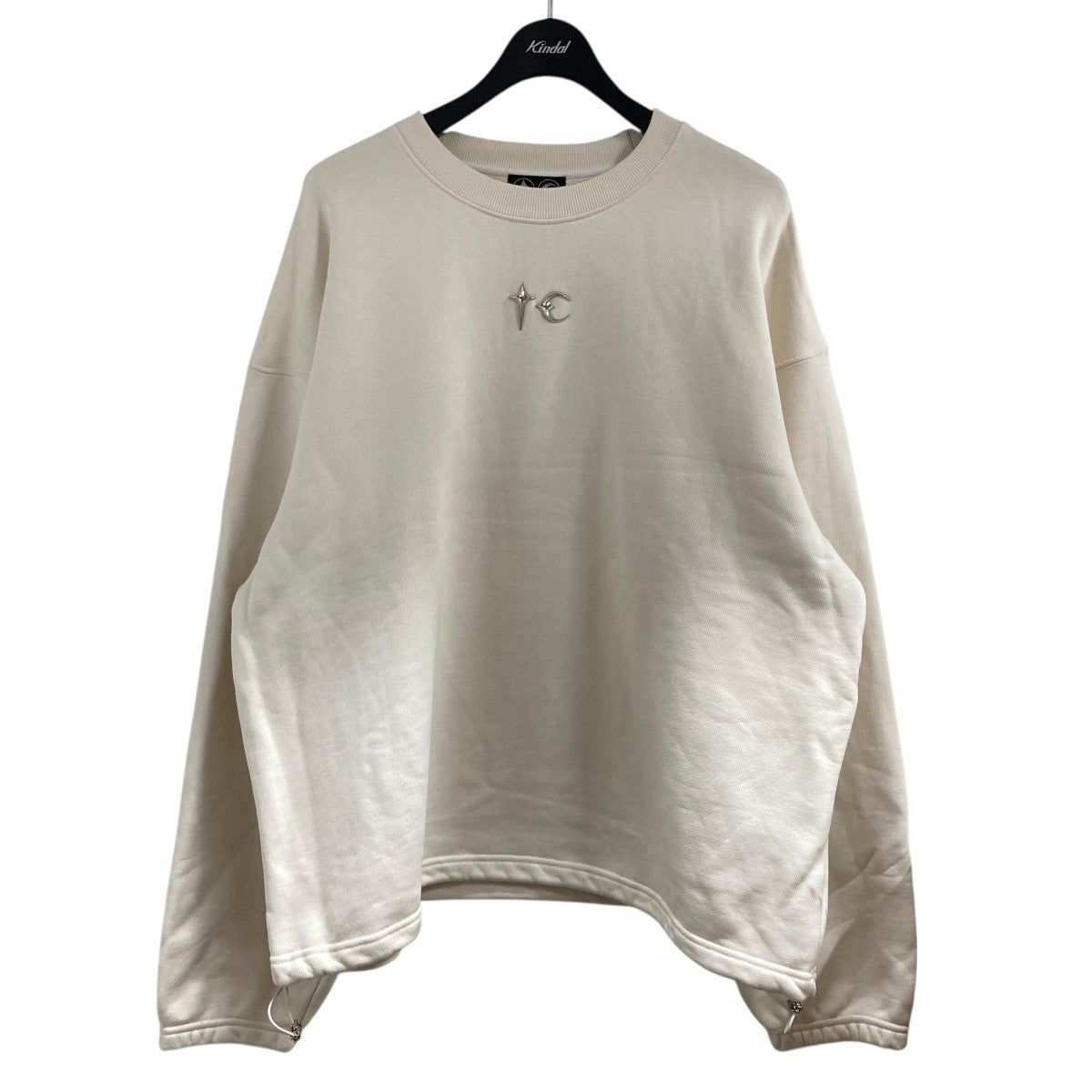 THUG CLUB(サグクラブ) クルーネックスウェット TC24SS2303 アイボリー