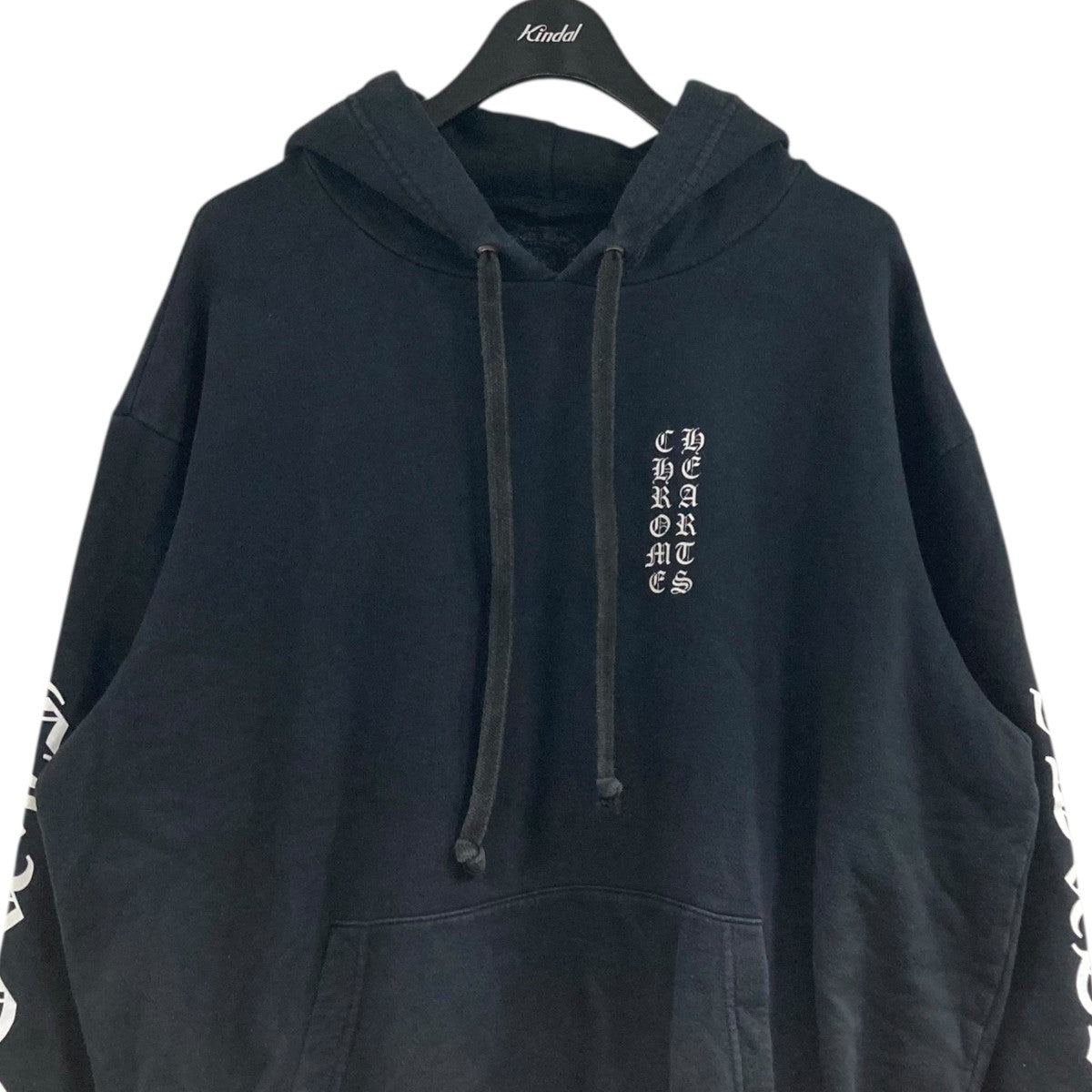 CHROME HEARTS VERTICAL ARM LOGO HOODIEアームロゴプルオーバーパーカー 古着・中古-2枚目のアイテム画像