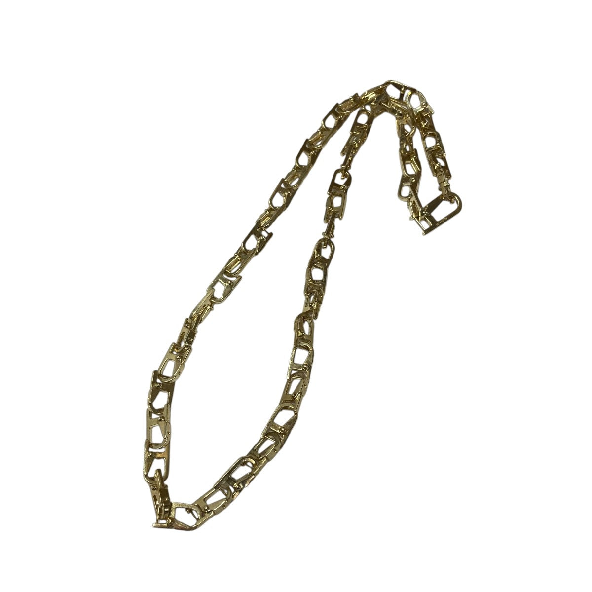 モノグラムゴールドネックレス