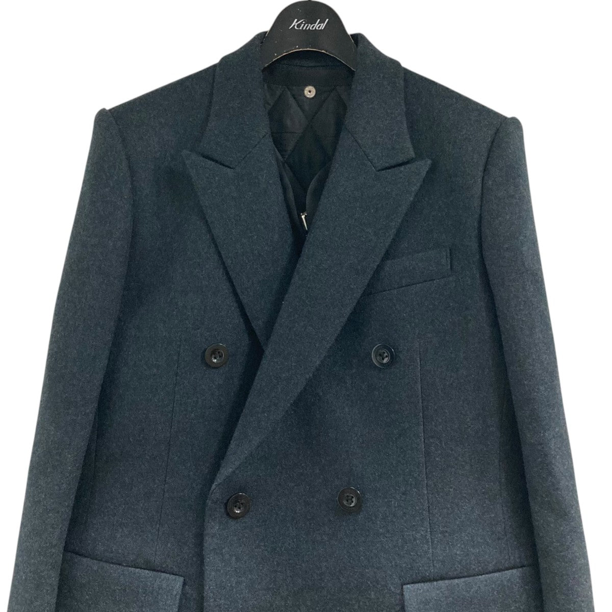 25AWウールメルトン X ウールニットジャケット25-08206 Wool Melton x Wool Knit Jacket