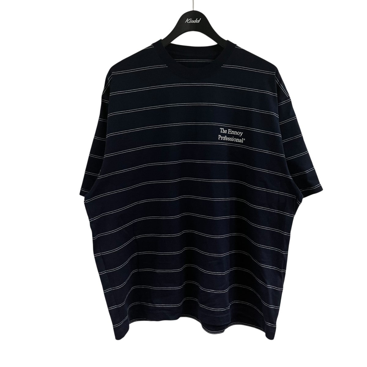 Dot cat　The Ennoy Professional ボーダー ENNOY(エンノイ) ボーダーTシャツ SS25BRENCT02AM ネイビー×ホワイト