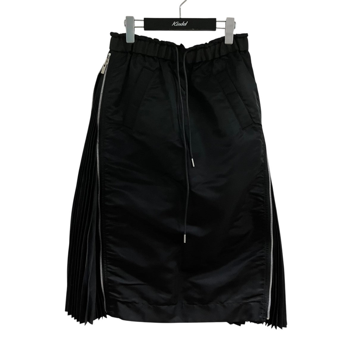 sacai(サカイ) ミリタリーナイロンプリーツスカート SCW-204 ブラック