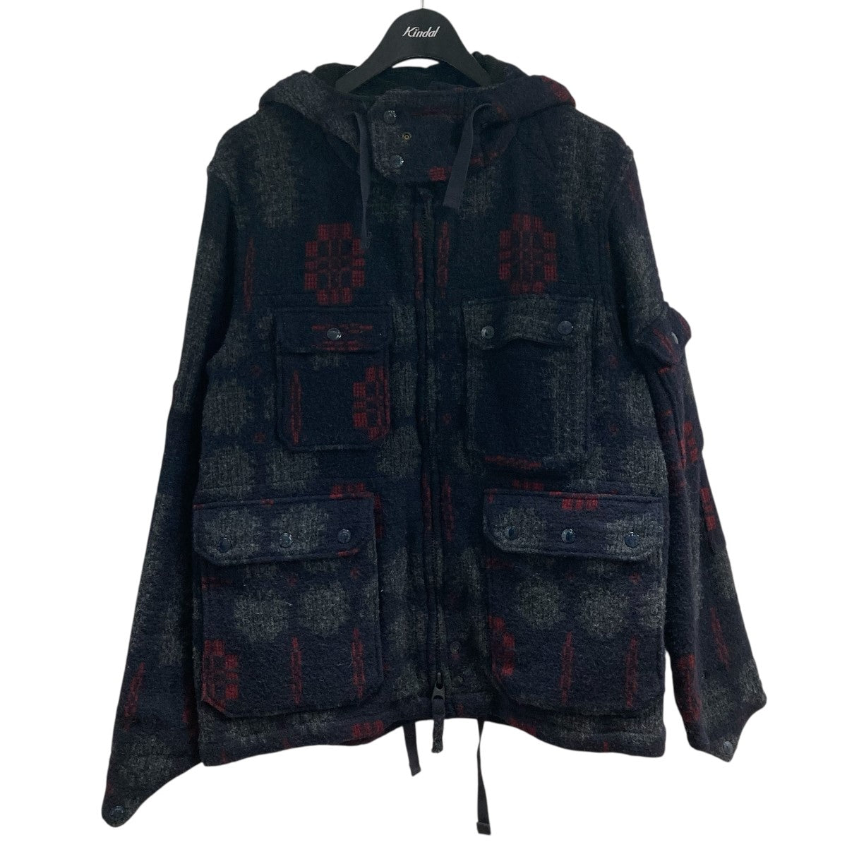 ウールフードジャケット