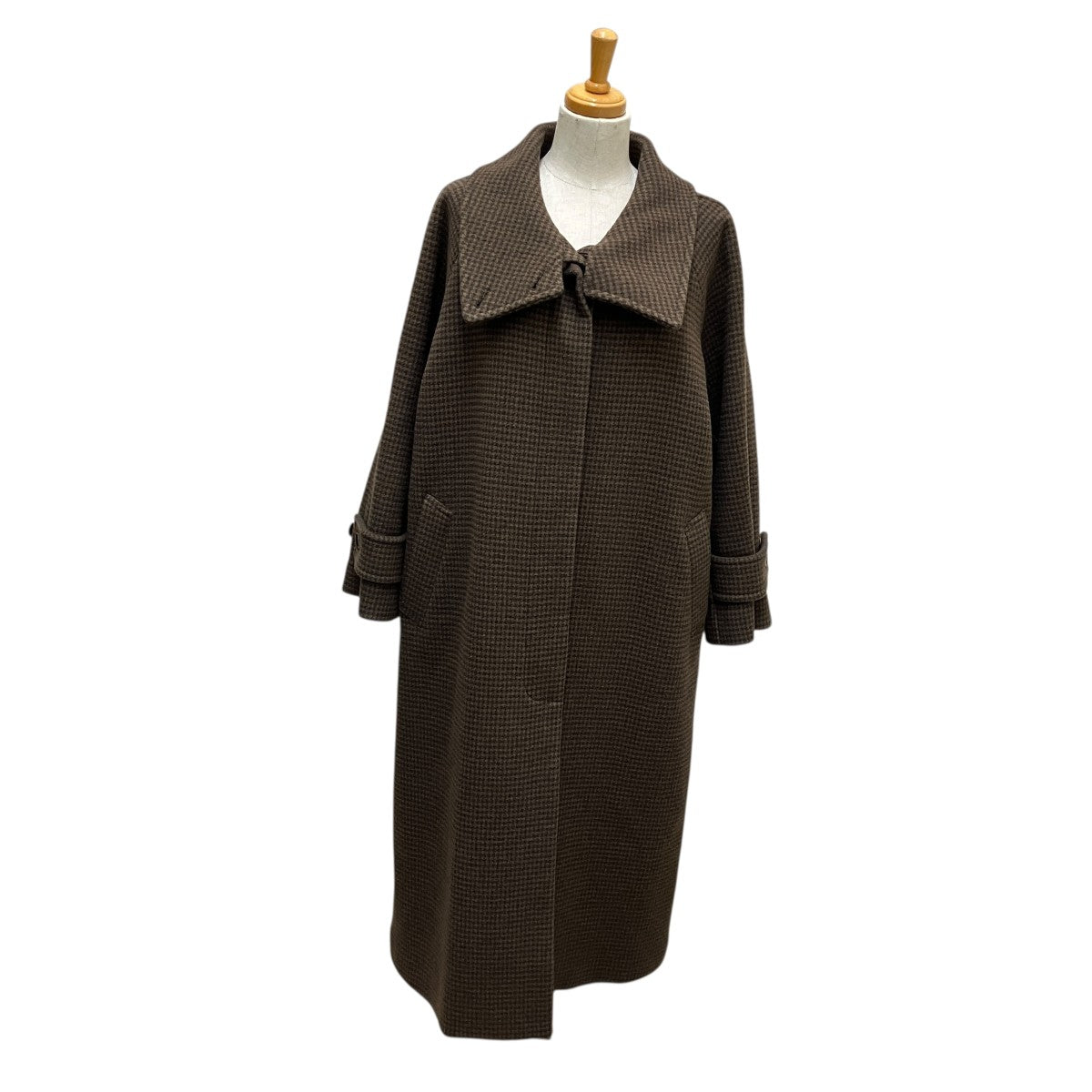 FRAY ID(フレイアイディー) チェックウールハウンドトゥースコート