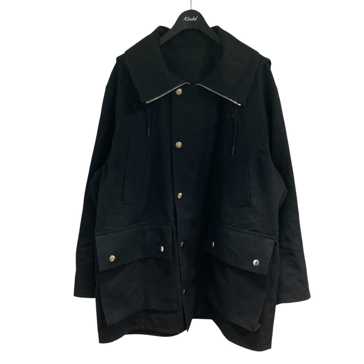 The CLASIK(ザ・クラシック) フード付きコート 20AW-CKJK-006 ブラック