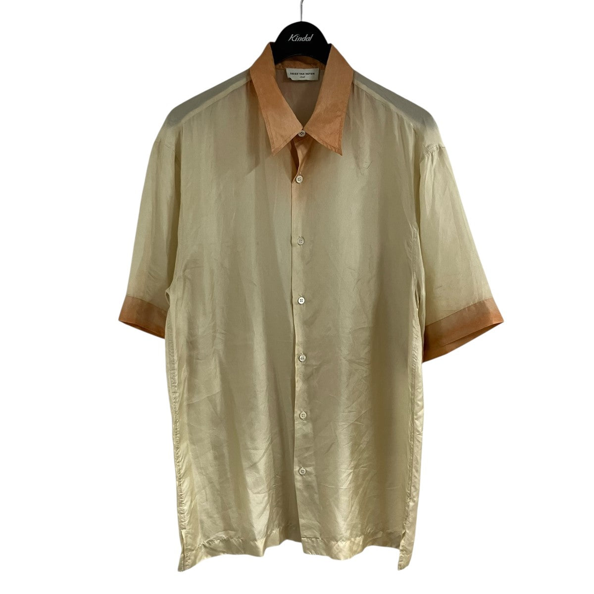 Y*m様 DRIES VAN NOTEN 22ss 半袖シャツ DRIES VAN NOTEN(ドリスヴァンノッテン) 半袖シャツ オレンジ サイズ S