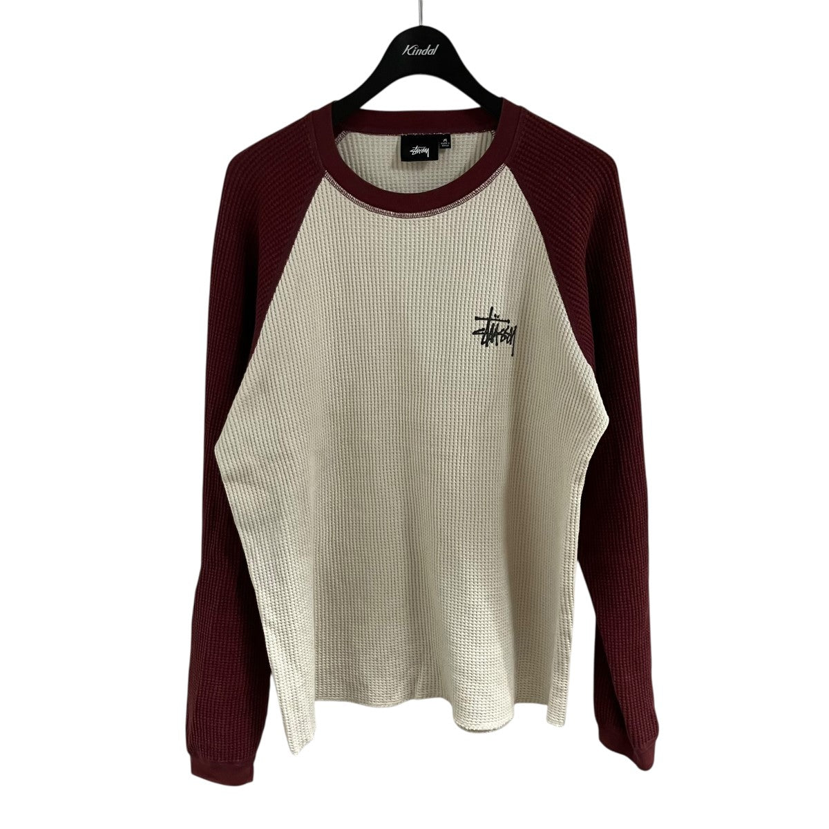 ステューシー サーマルカットソー stussy stussy(ステューシー) サーマルカットソー 1140362 レッド×アイボリー
