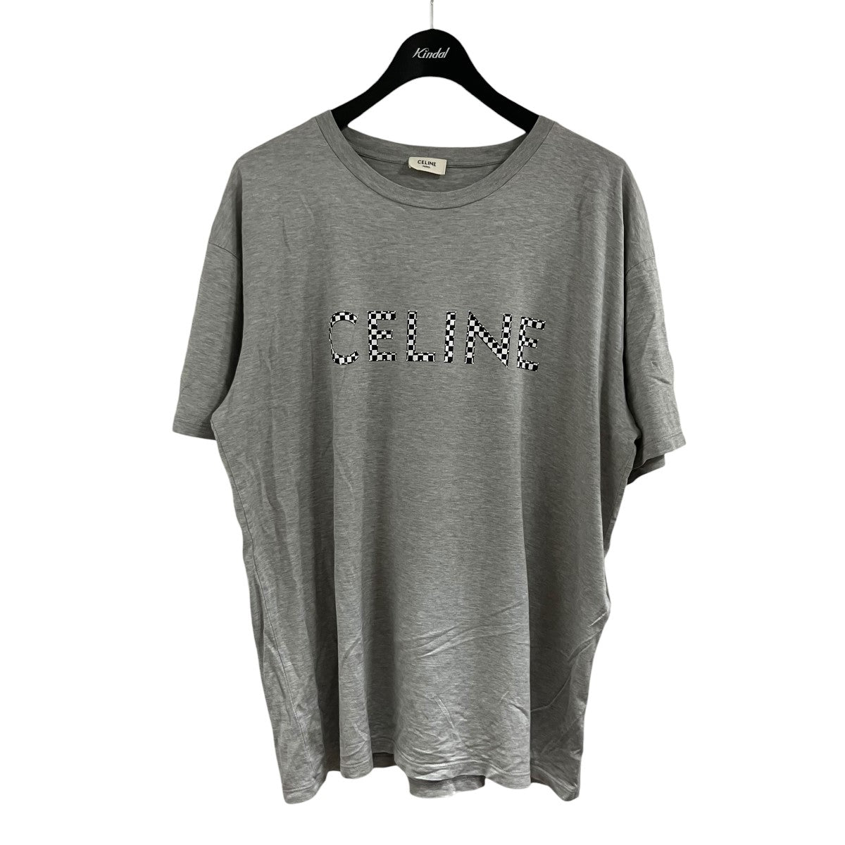 CELINE(セリーヌ) チェッカースタッズロゴ半袖Tシャツ 2X800501F