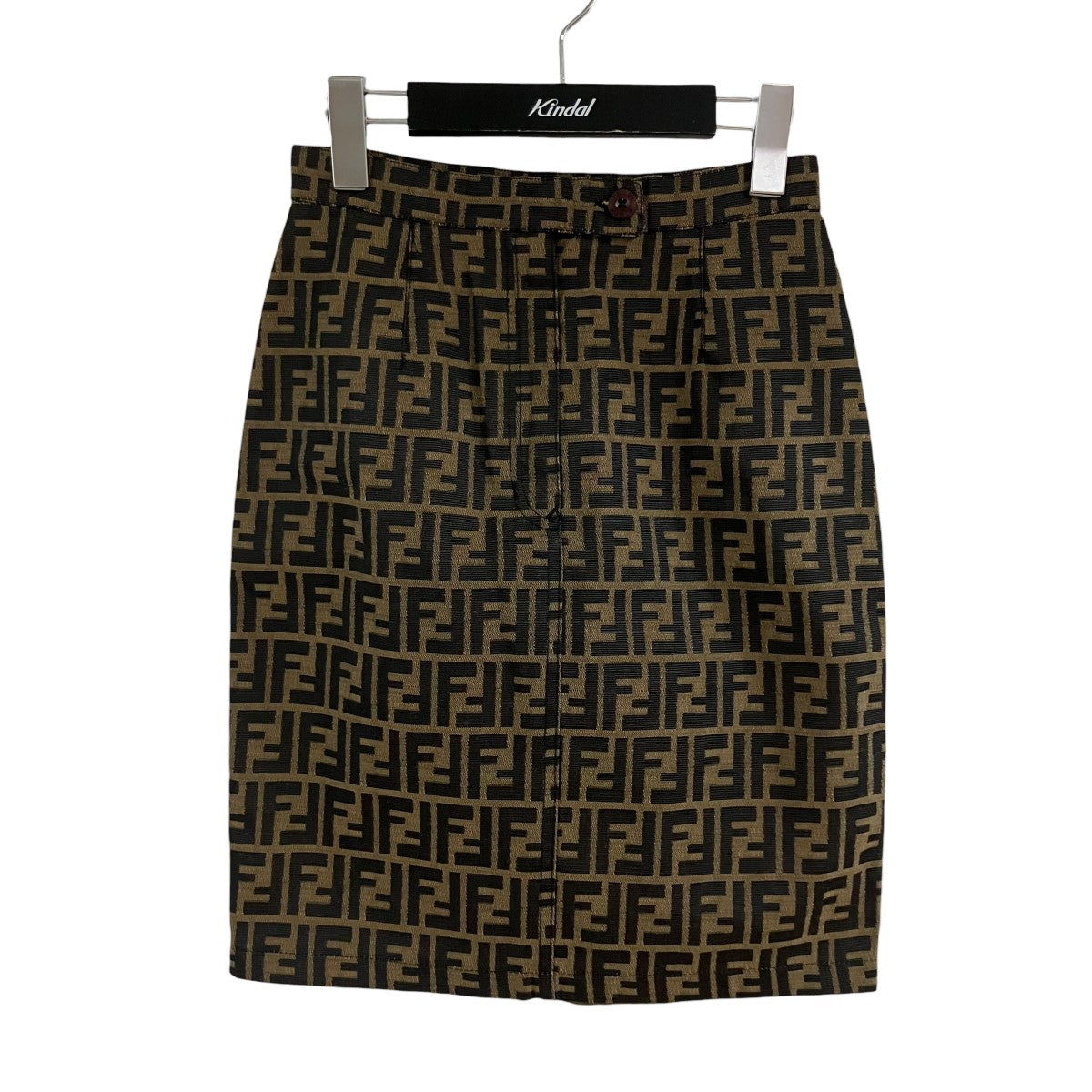 FENDI(フェンディ) ズッカ柄ショートスカート ブラウン サイズ 40