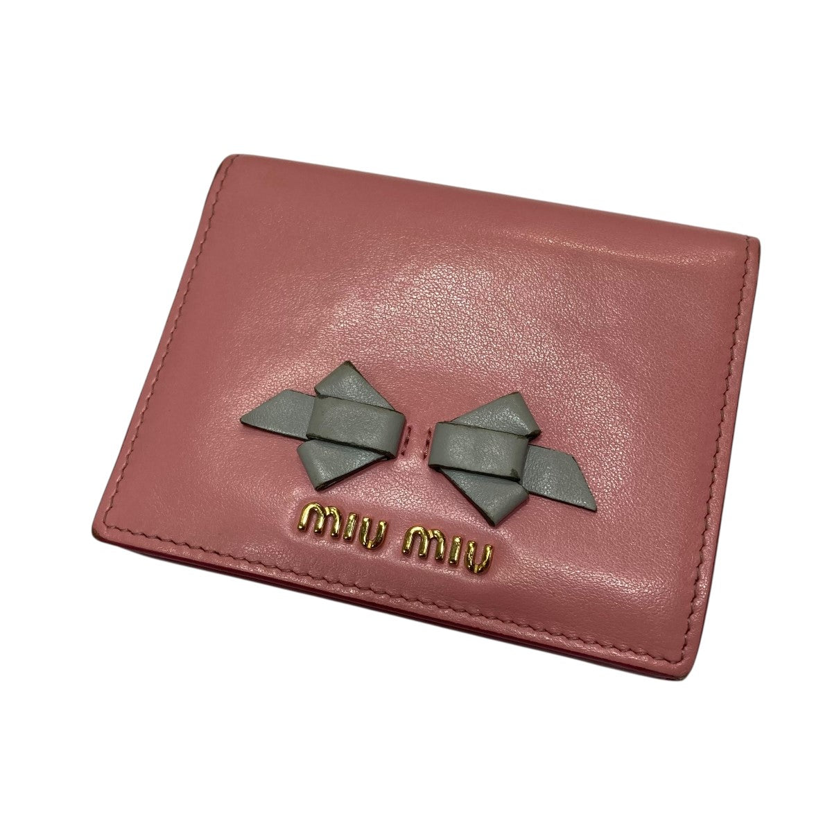 リボンコンパクトウォレット 二つ折り財布