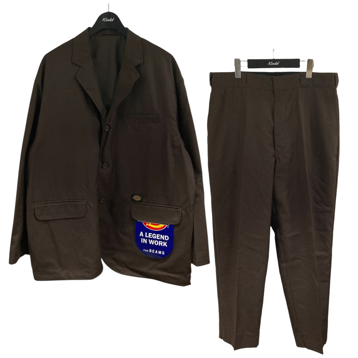 Dickies×TRIPSTER セットアップスーツ 11-17-0031-995-28-22 ブラウン