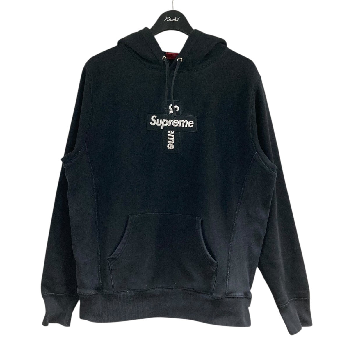 プルオーバーパーカーcross box logo hooded sweatshirt
