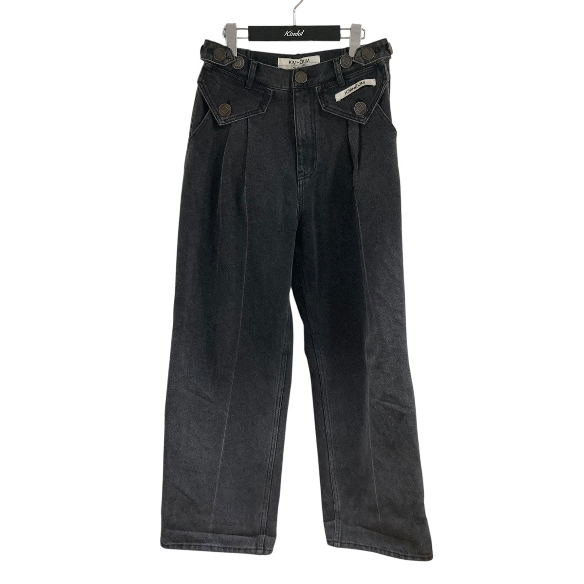 KIMHEKIM(キムヘキム) デニムパンツ KHK-JN072-BK ブラック サイズ 27