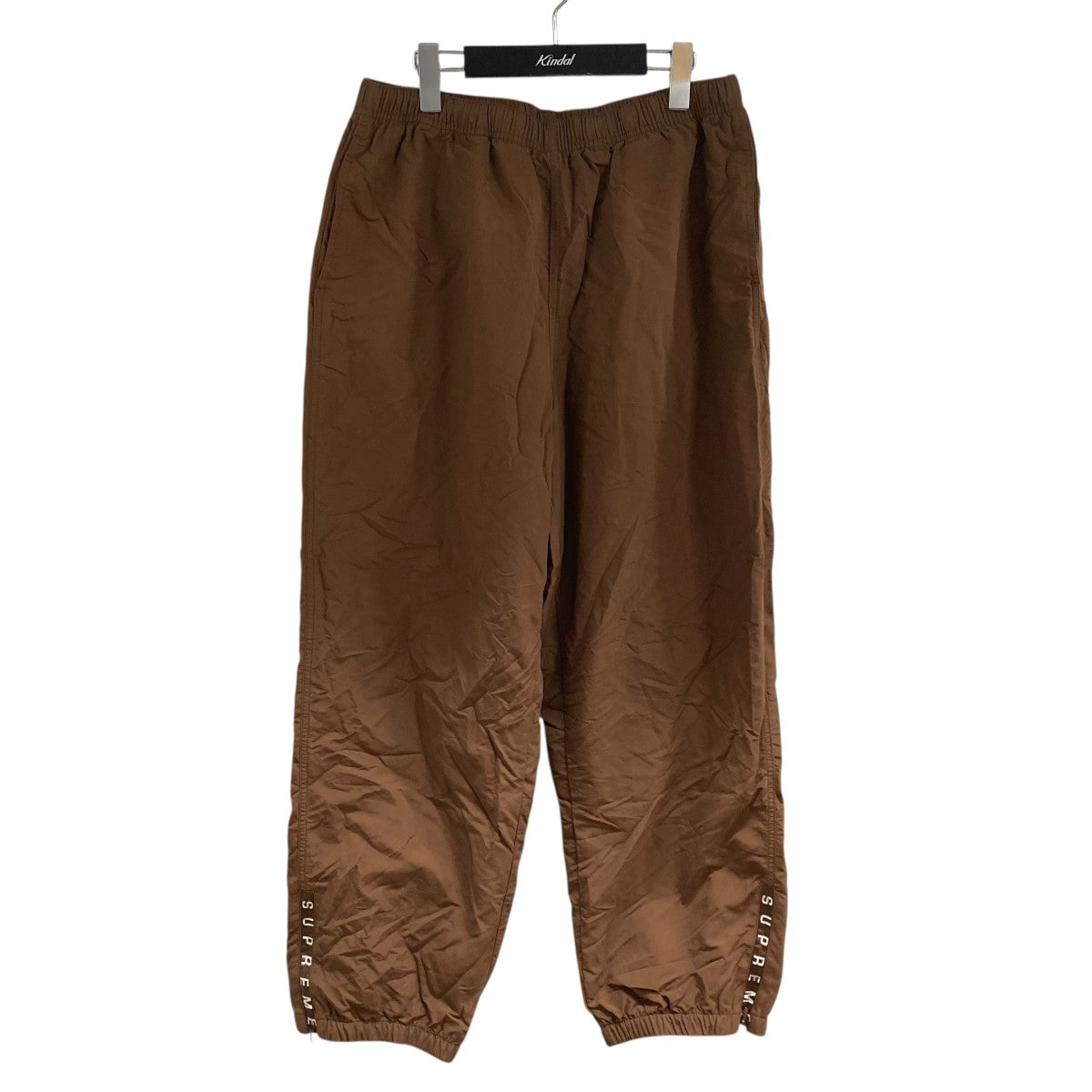 Supreme(シュプリーム) ロゴナイロンパンツ ブラウン サイズ L｜【公式