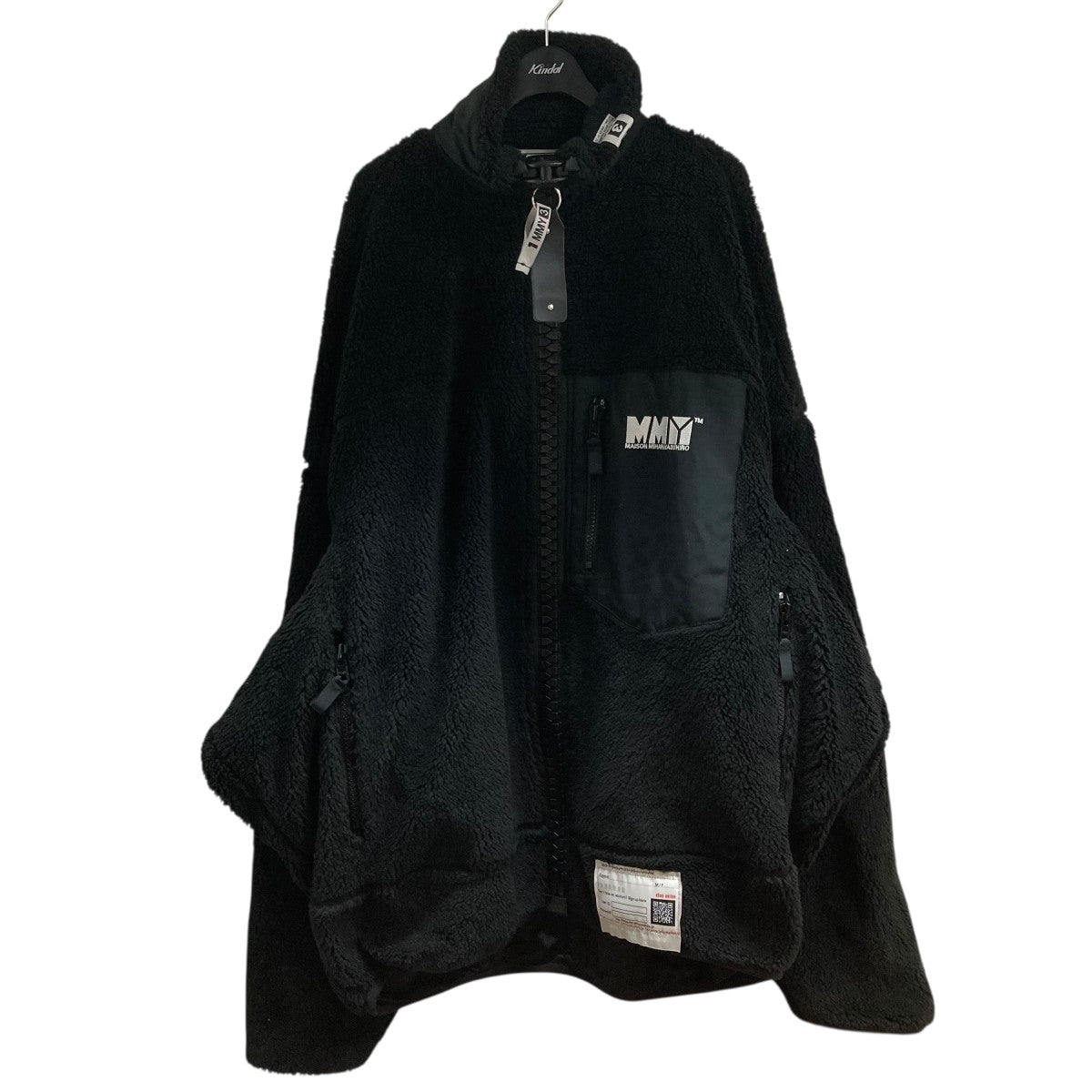 ブルゾンブラックmai様 Maison MIHARA YASUHIRO(メゾンミハラヤスヒロ) デカジップボア
