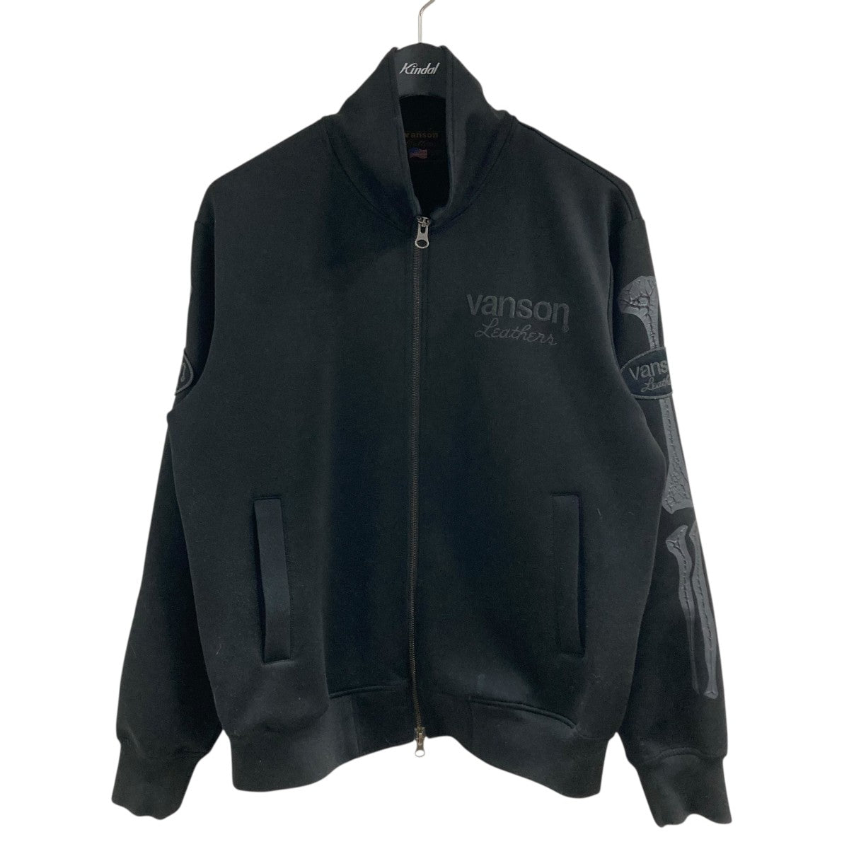 VANSON(バンソン) ボーントラックジャケット ブラック サイズ M