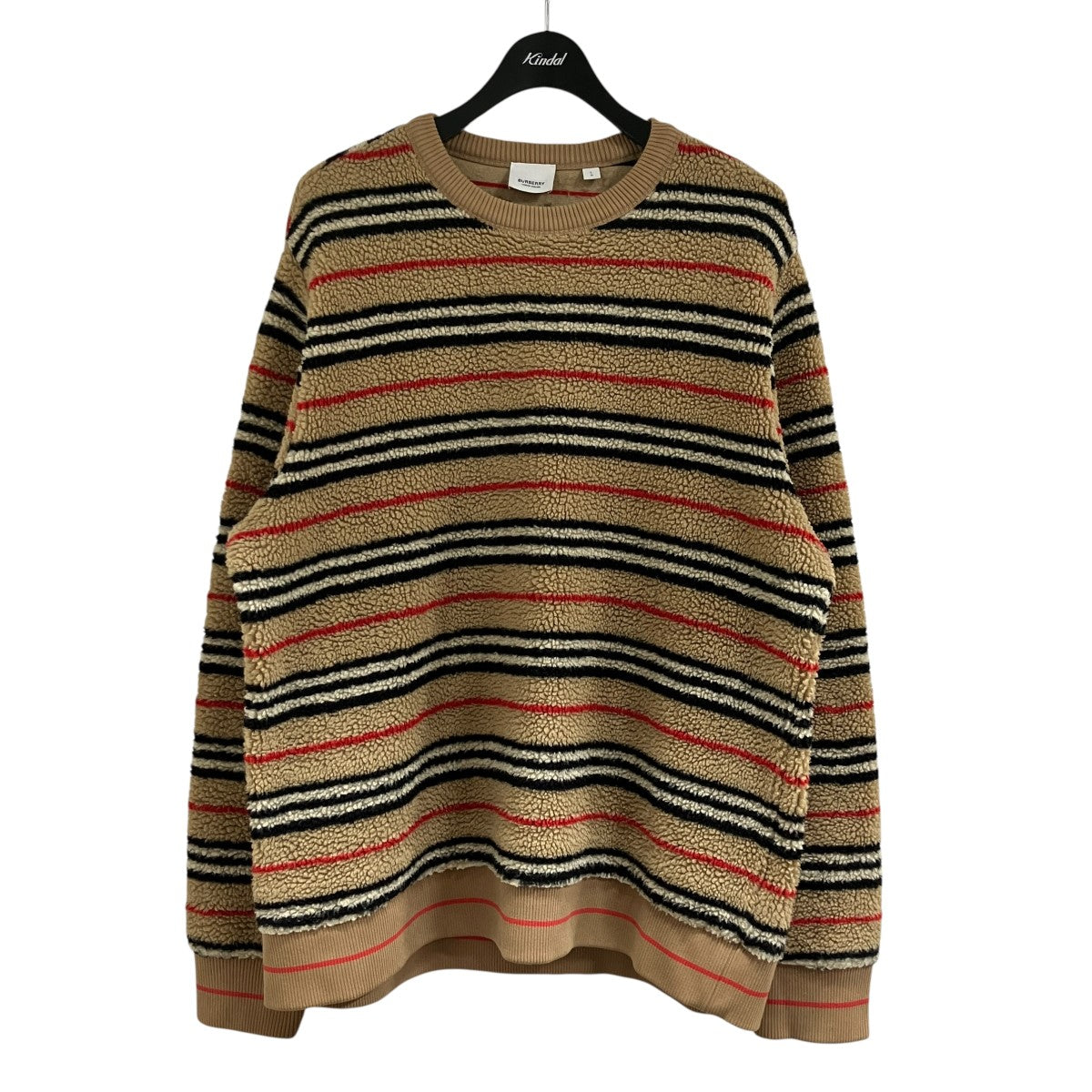BURBERRY(バーバリー) アイコンストライプフリーススウェット 802226
