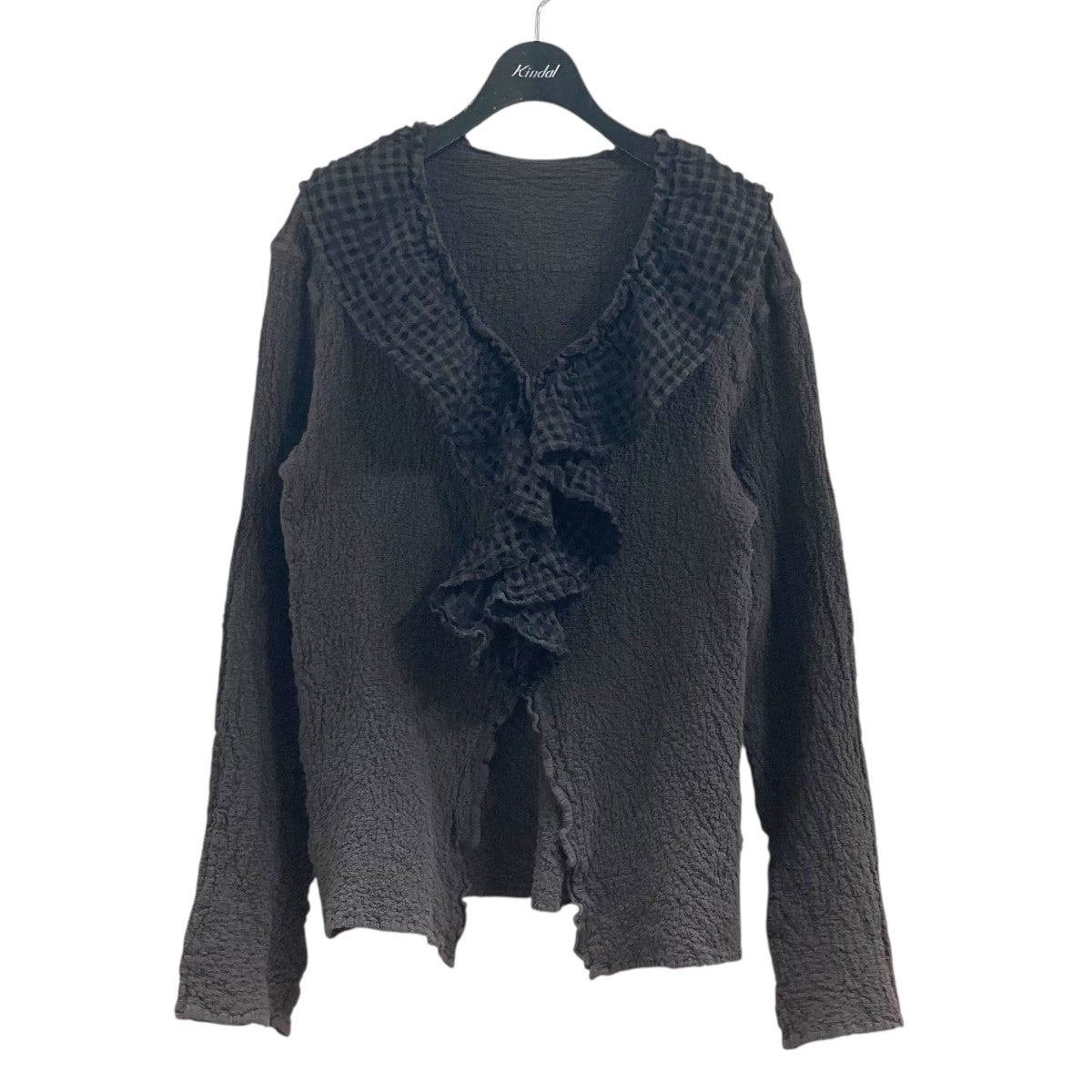 me ISSEY MIYAKE(ミーイッセイミヤケ) チェックフリルカリフラワー