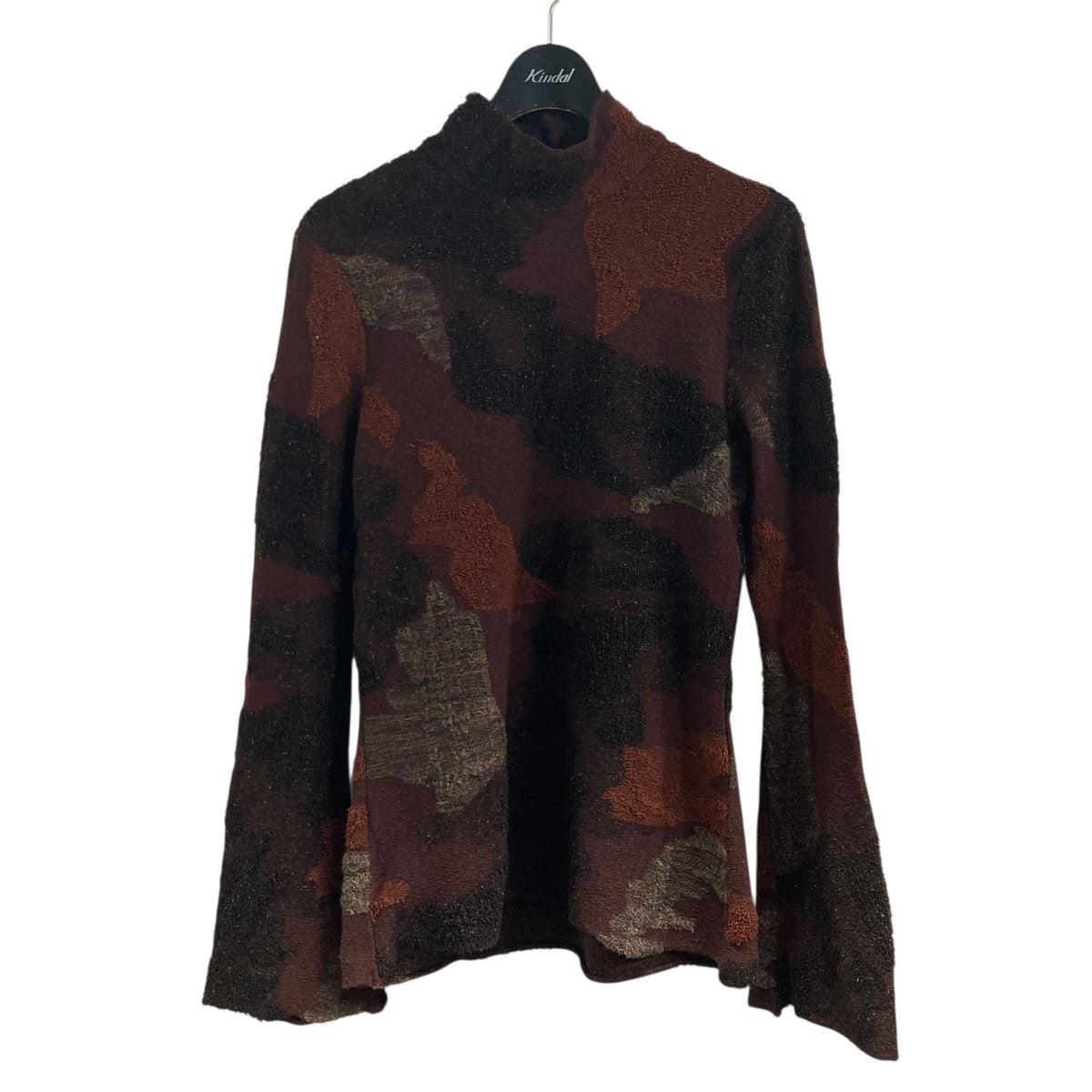 mame kurogouchi(マメクロゴウチ) パイルジャガードニットハイネック