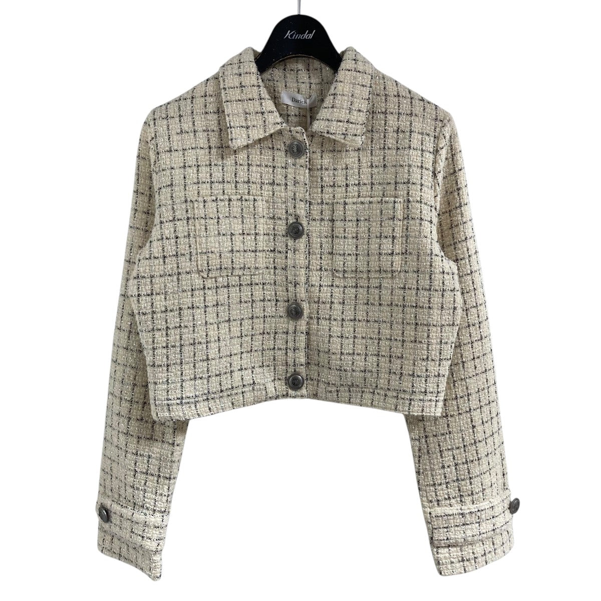 ツイードチェックショートジャケット