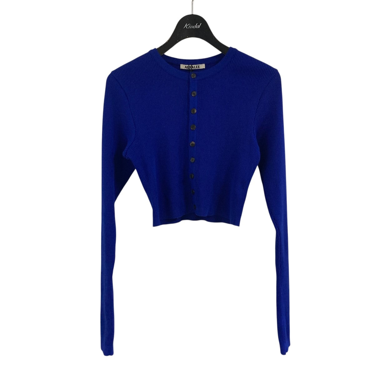 AURALEE ウールリブカーディガン 古着・中古-1枚目のアイテム画像