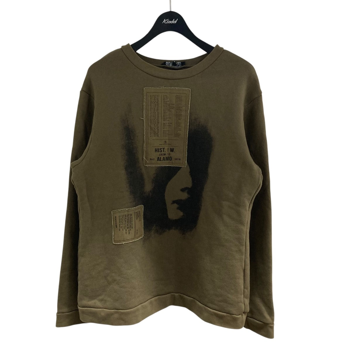 RAFSIMONSラフシモンズ トレーナー RAF SIMONS(ラフシモンズ) パッチスウェットトレーナー カーキ サイズ