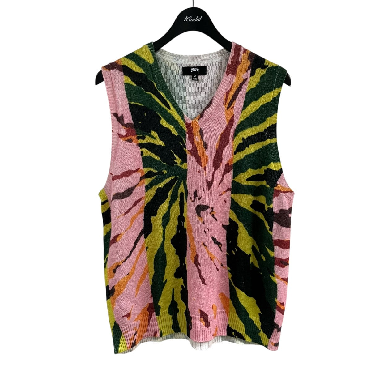 stussy ニットベスト 古着・中古-1枚目のアイテム画像