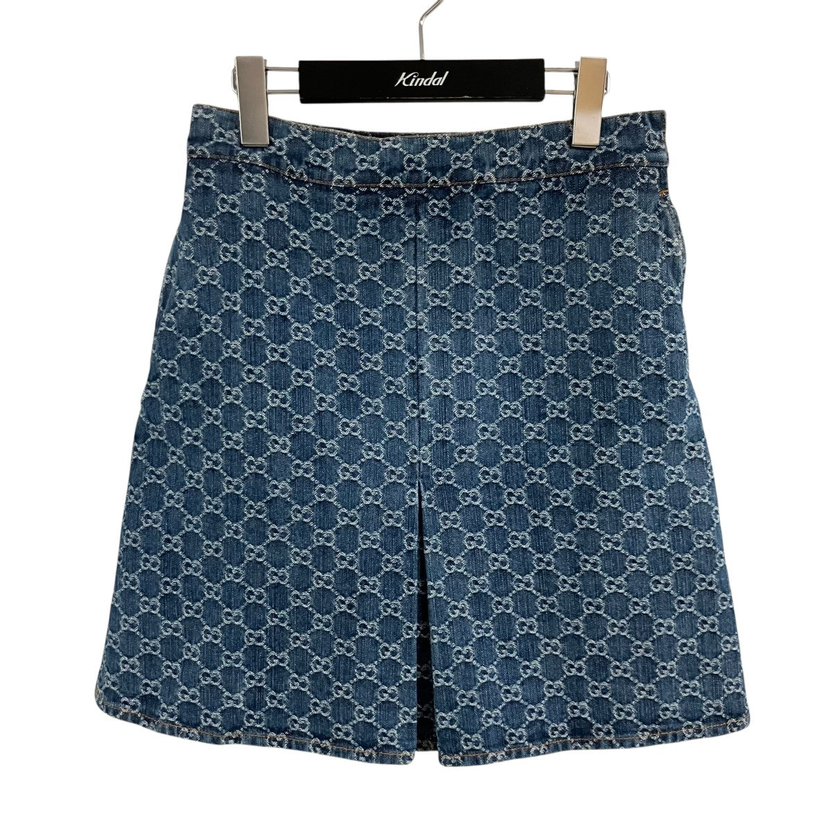 Gucci グッチ　デニムスカート　S 36 GG cotton denim jacquard mini skirt in blue | GUCCI® US