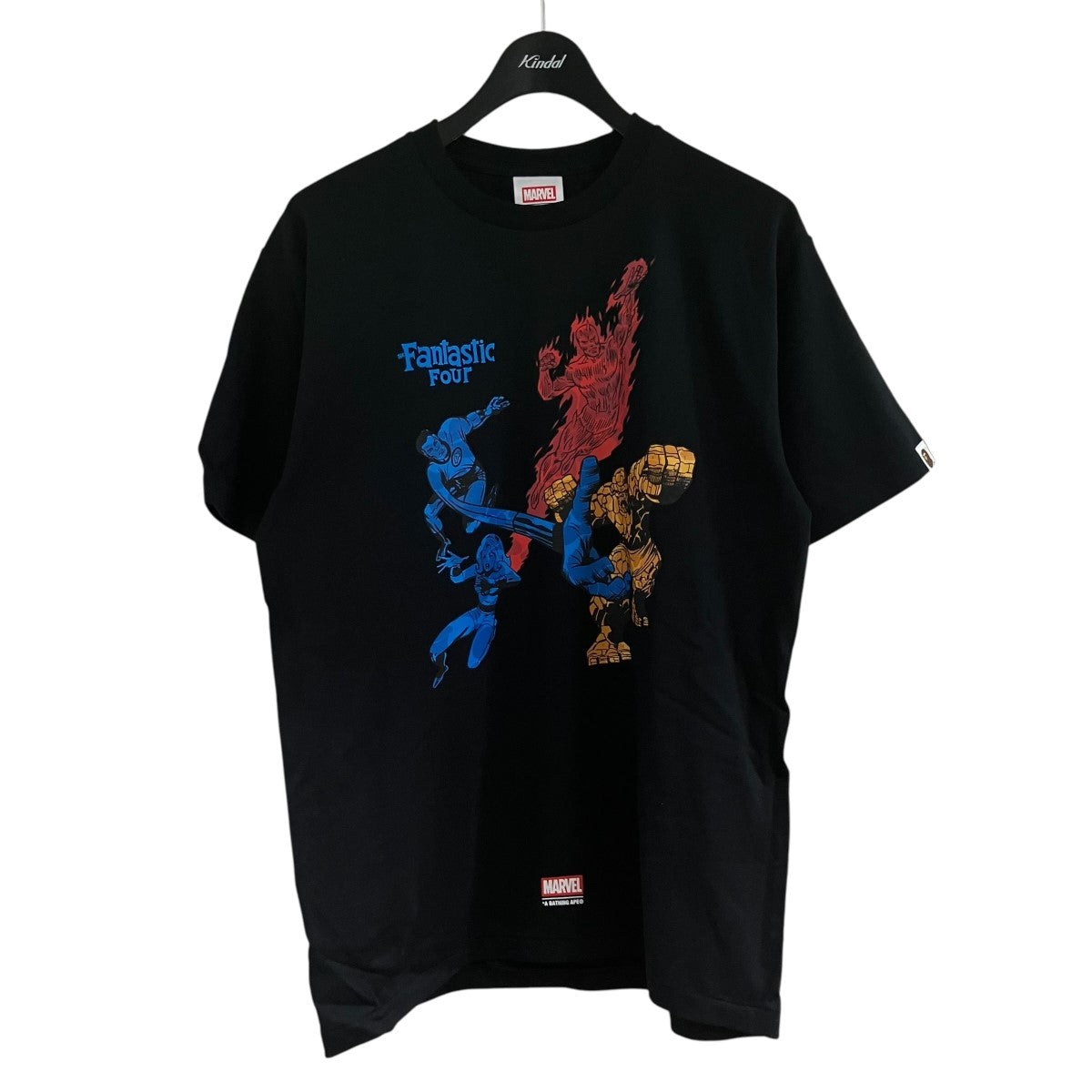APE Tシャツ A BATHING APE(アベイシングエイプ) プリントTシャツ ブラック サイズ