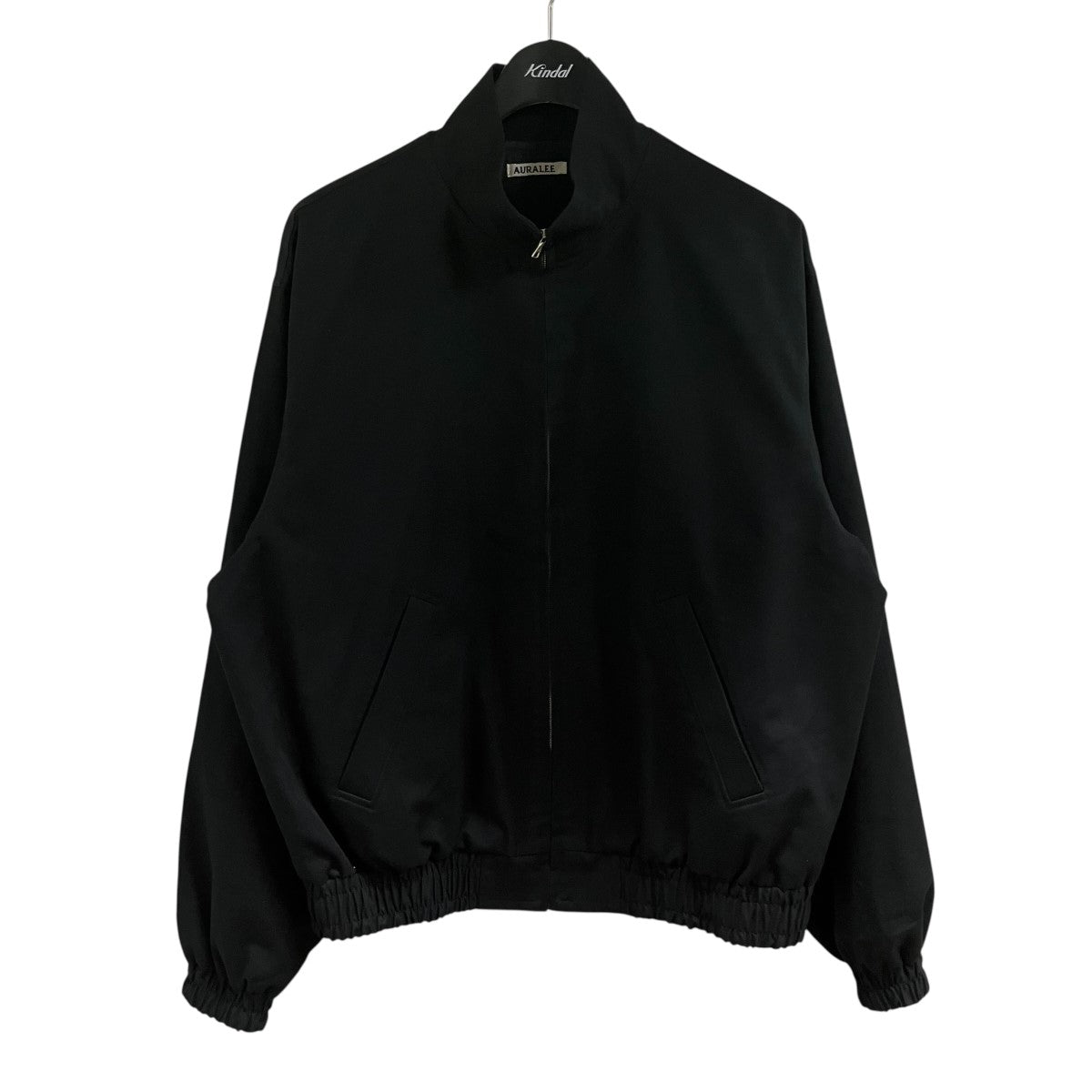AURALEE(オーラリー) ジップアップブルゾン A24SB01SB ブラック サイズ