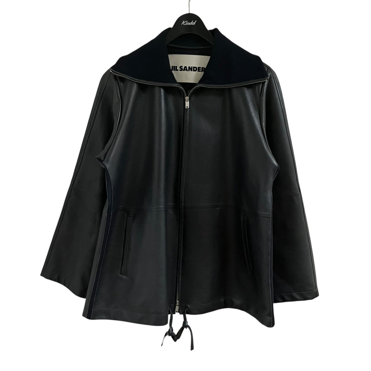 JIL SANDER(ジルサンダー) ラムレザージャケット JSPT654270 ブラック