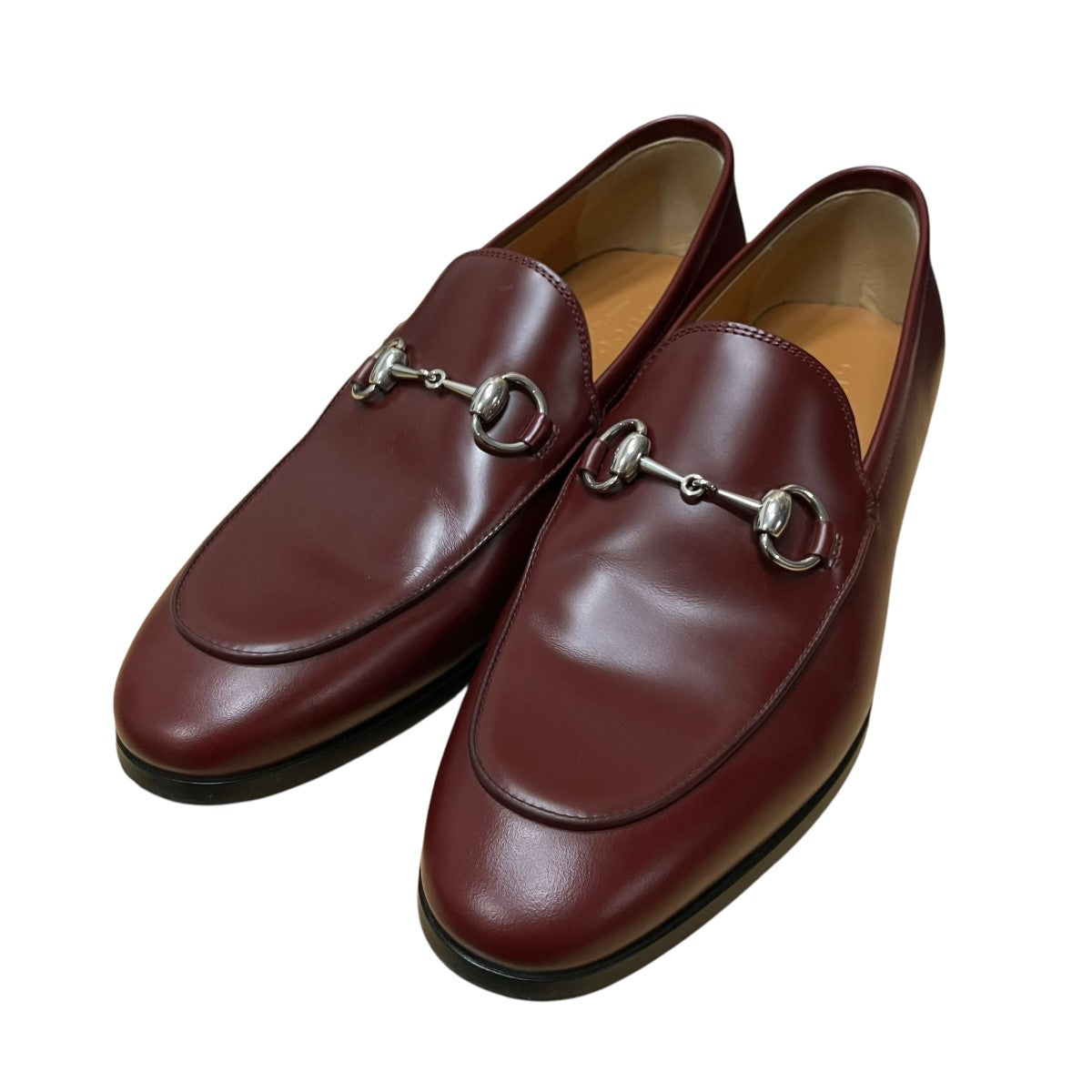 GUCCI(グッチ) ホースビットローファー 795116 バーガンディー サイズ