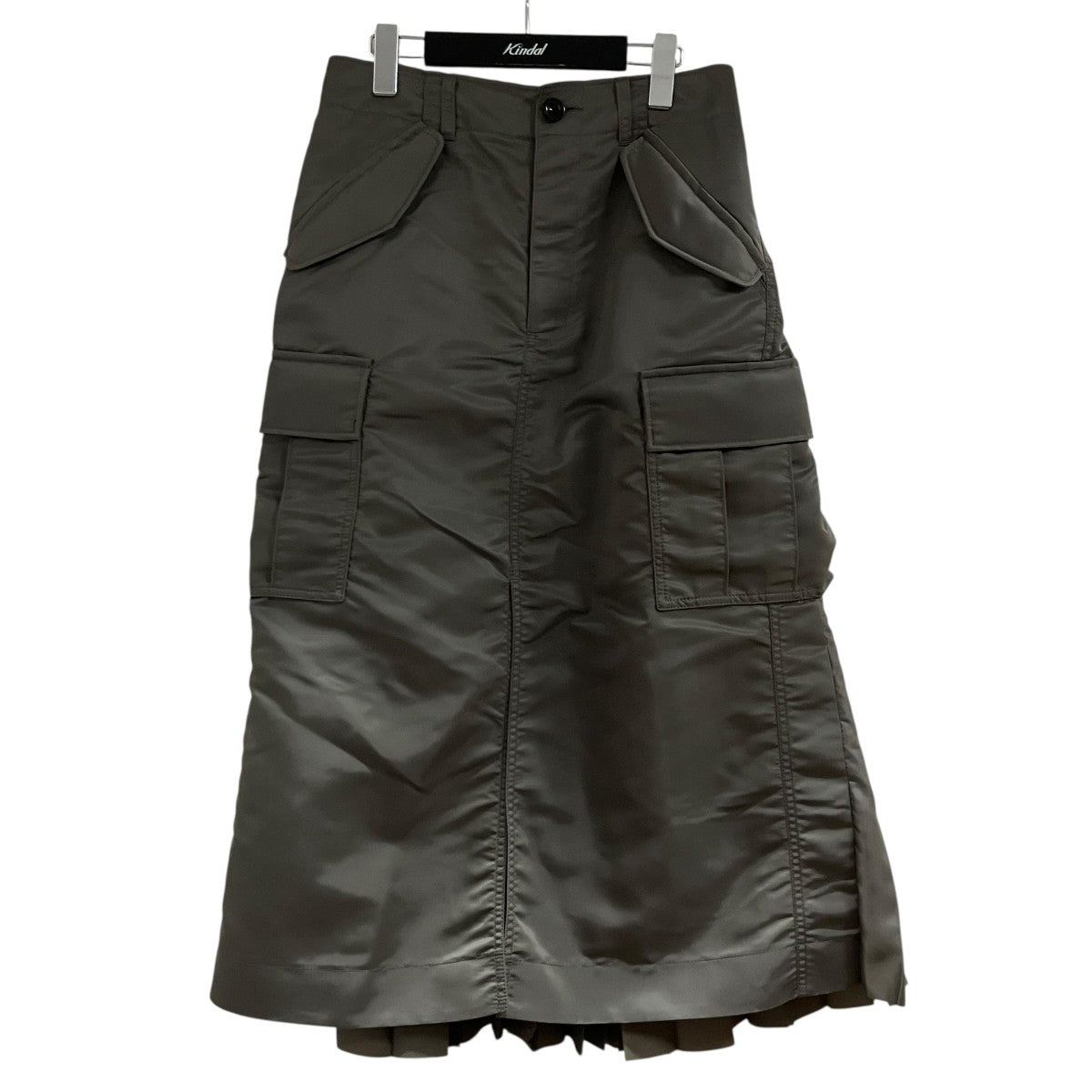 ア*オ様 週末限定SALE！【美品】sacai ナイロン ツイル スカート 中古・古着通販】sacai (サカイ) ナイロンツイルスカート ブラック