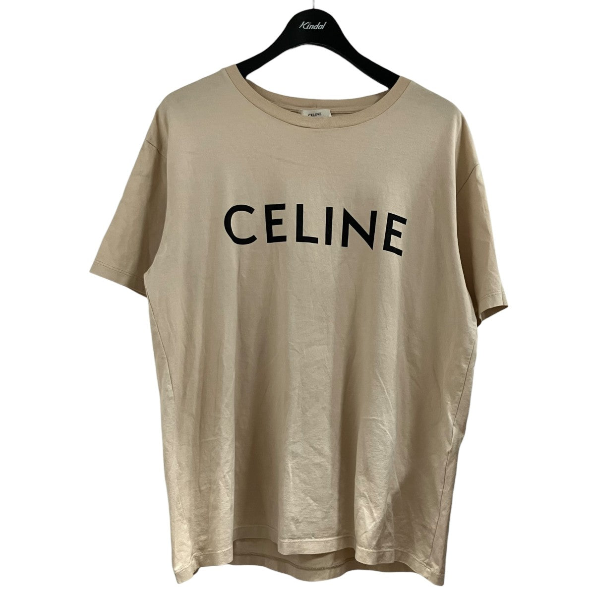 CELINE(セリーヌ) ロゴ半袖Tシャツ 2X681671Q ベージュ サイズ S
